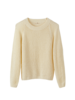 Pullover Langarm, offwhite