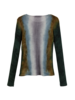 Pullover khaki batik Rückansicht