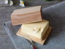 Butterdose aus Eschenholz