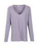 V-Shirt Langarm Lavendel Vorderseite