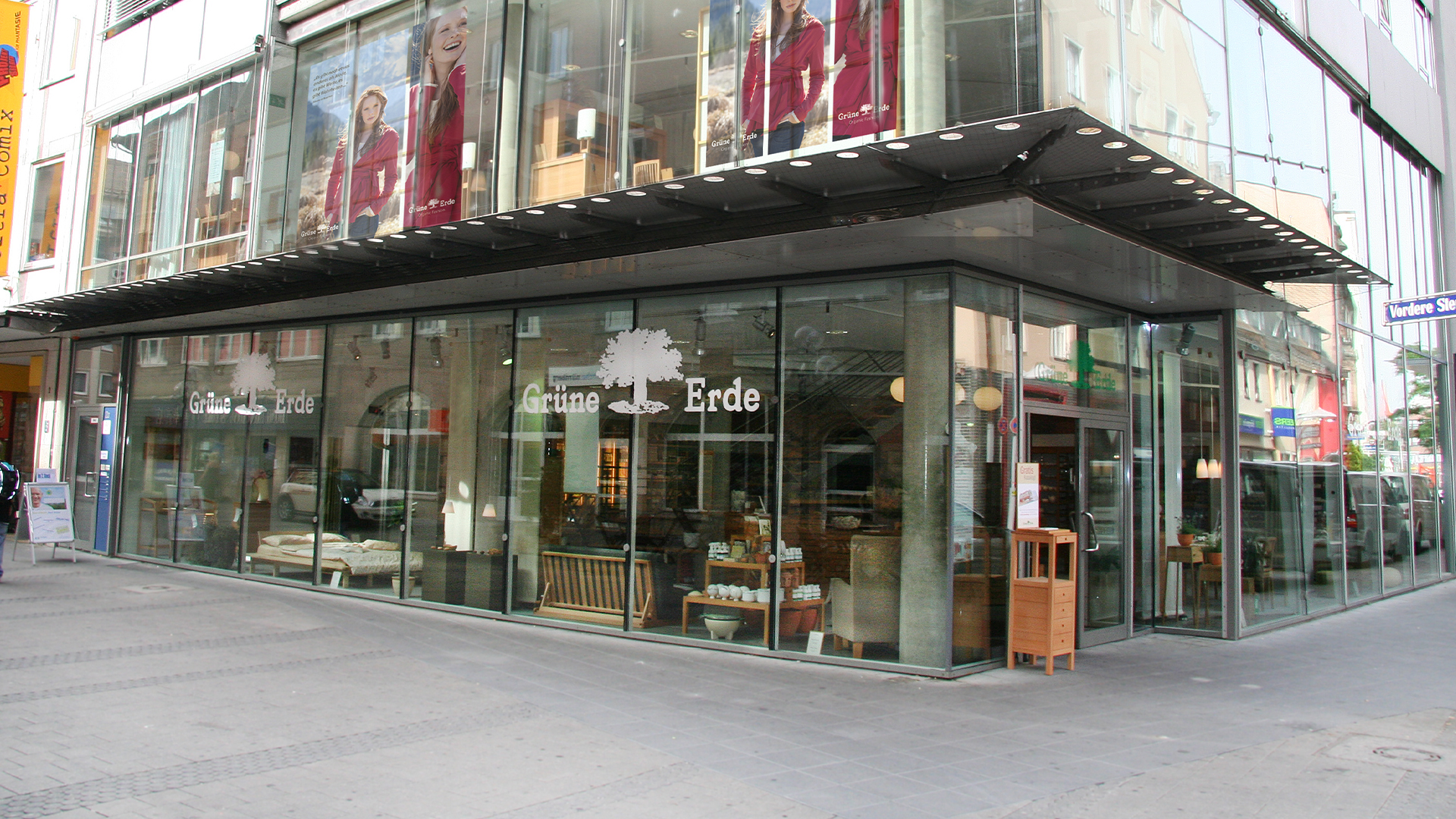 Gebäude vom Grüne Erde Store in Nürnberg
