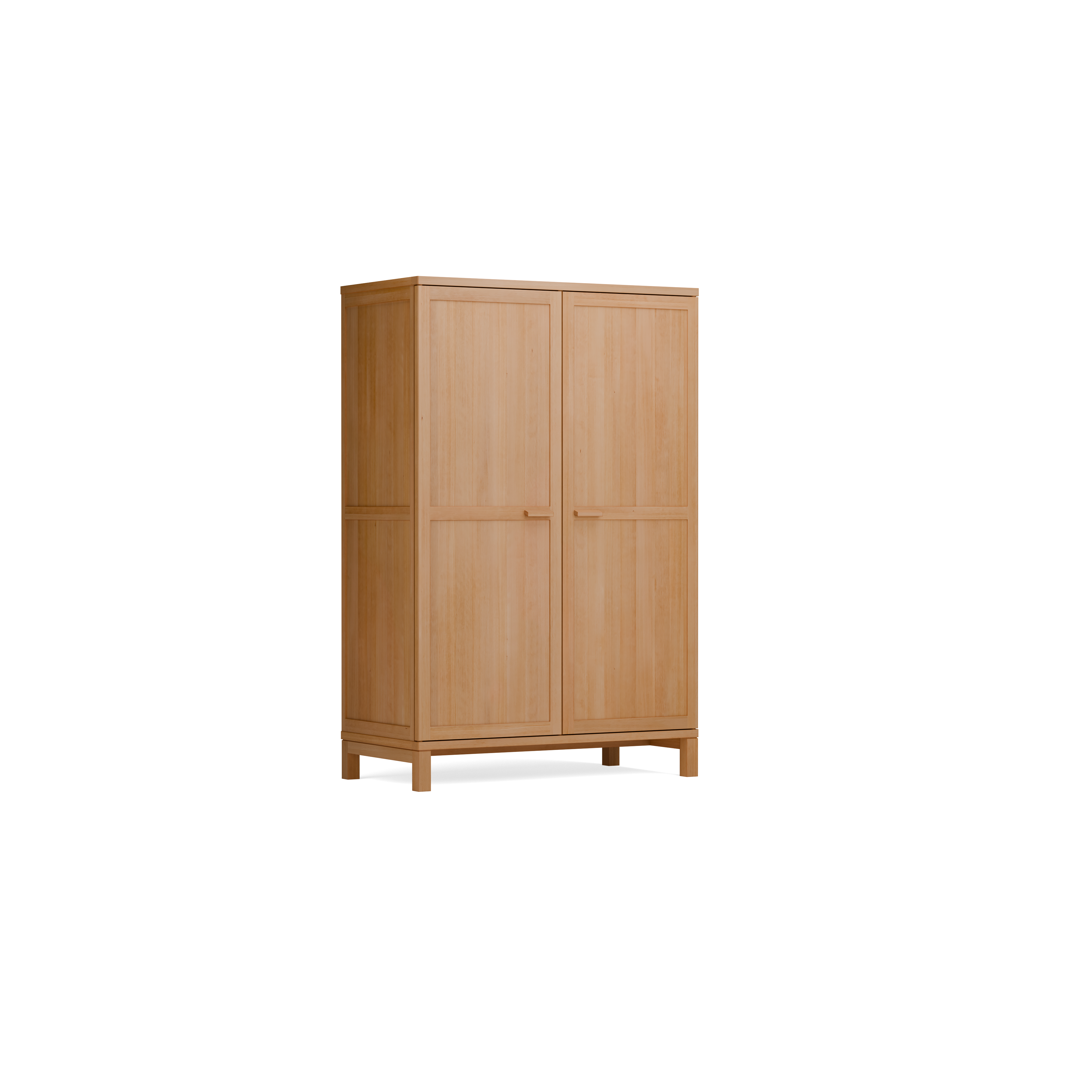 Kleiderschrank Kurami mit Drehtüren 2-türig