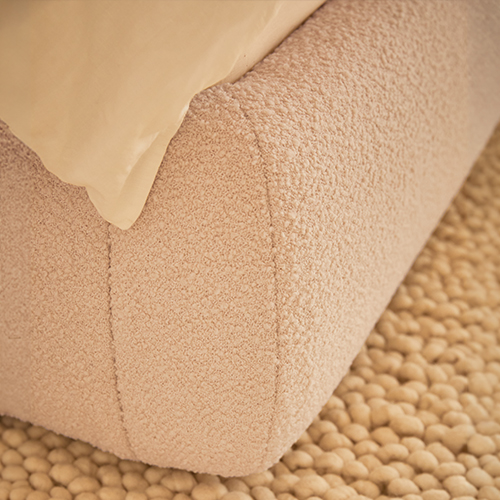 Detailbild Fußende vom Bett Veluna
