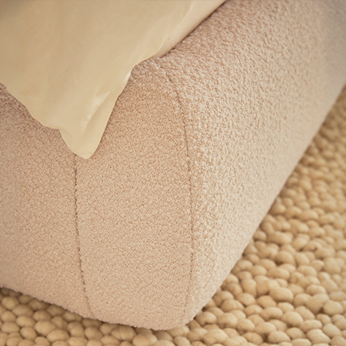 Detailbild Fußende vom Bett Veluna