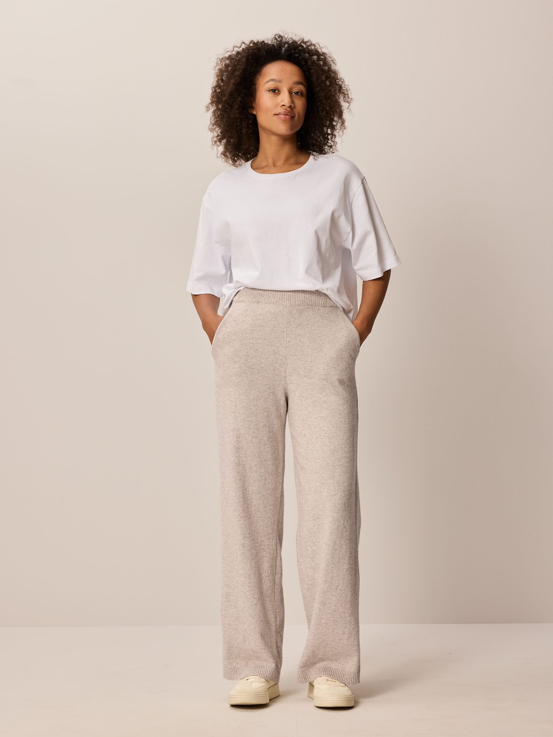 Strickhose aus Bio Baumwolle und Wolle