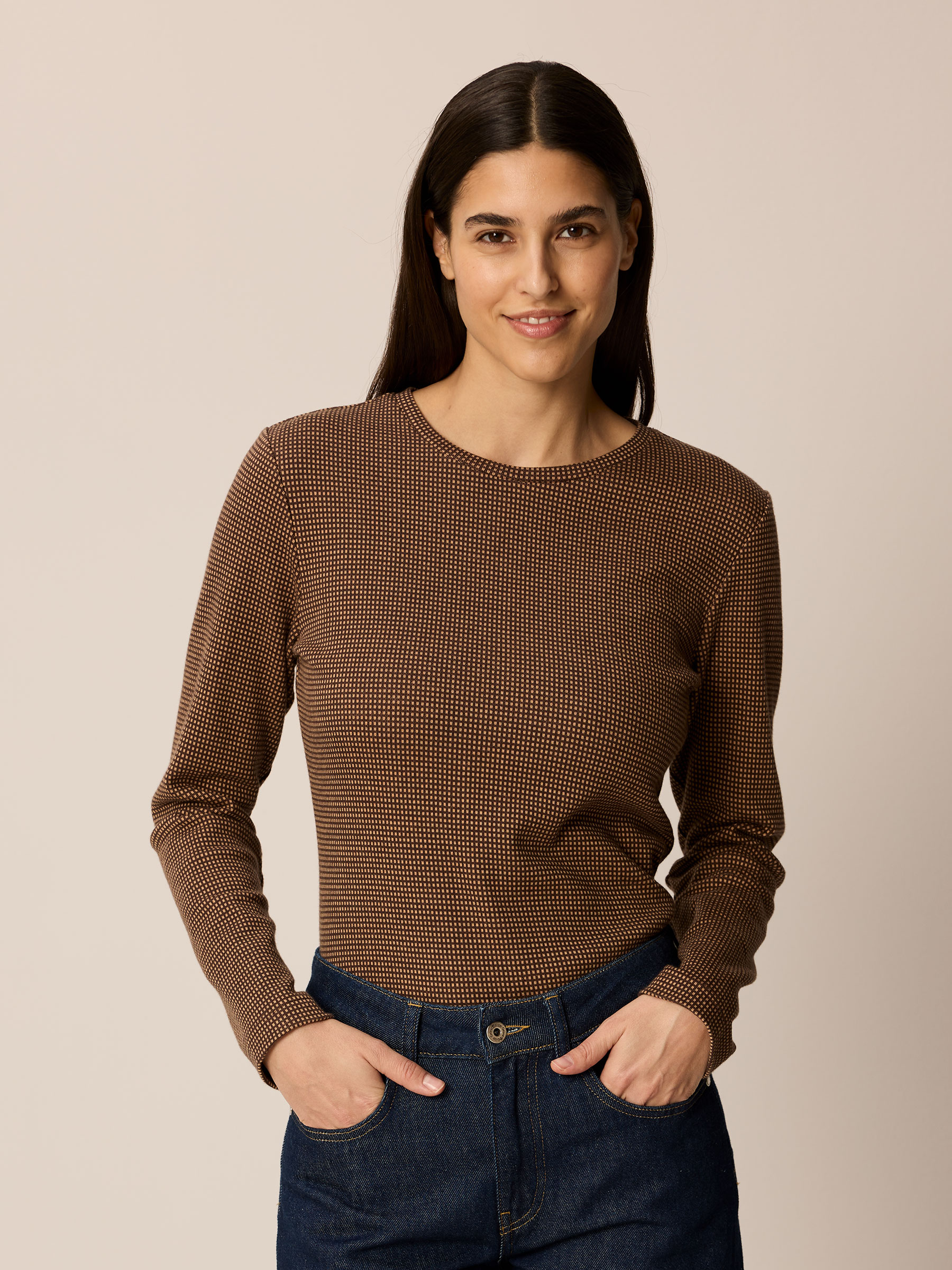 Langarmshirt aus Bio Baumwolle