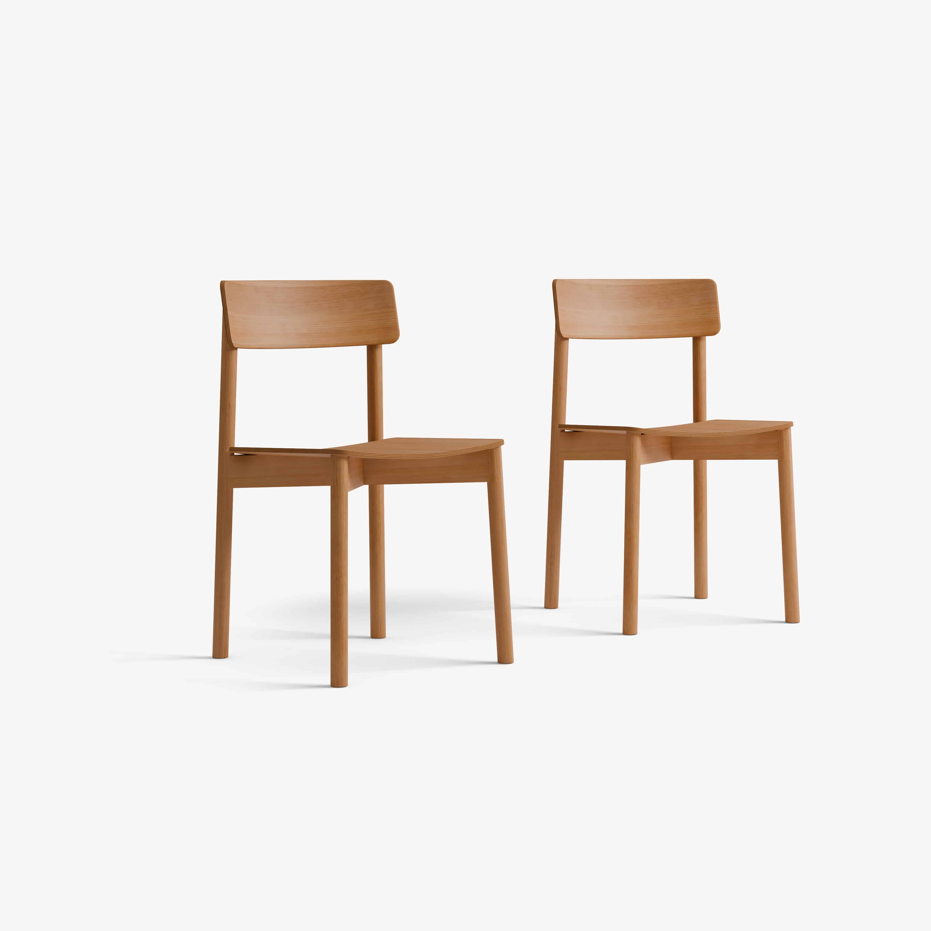 Set: 2 Stk. Stuhl Kento Pur