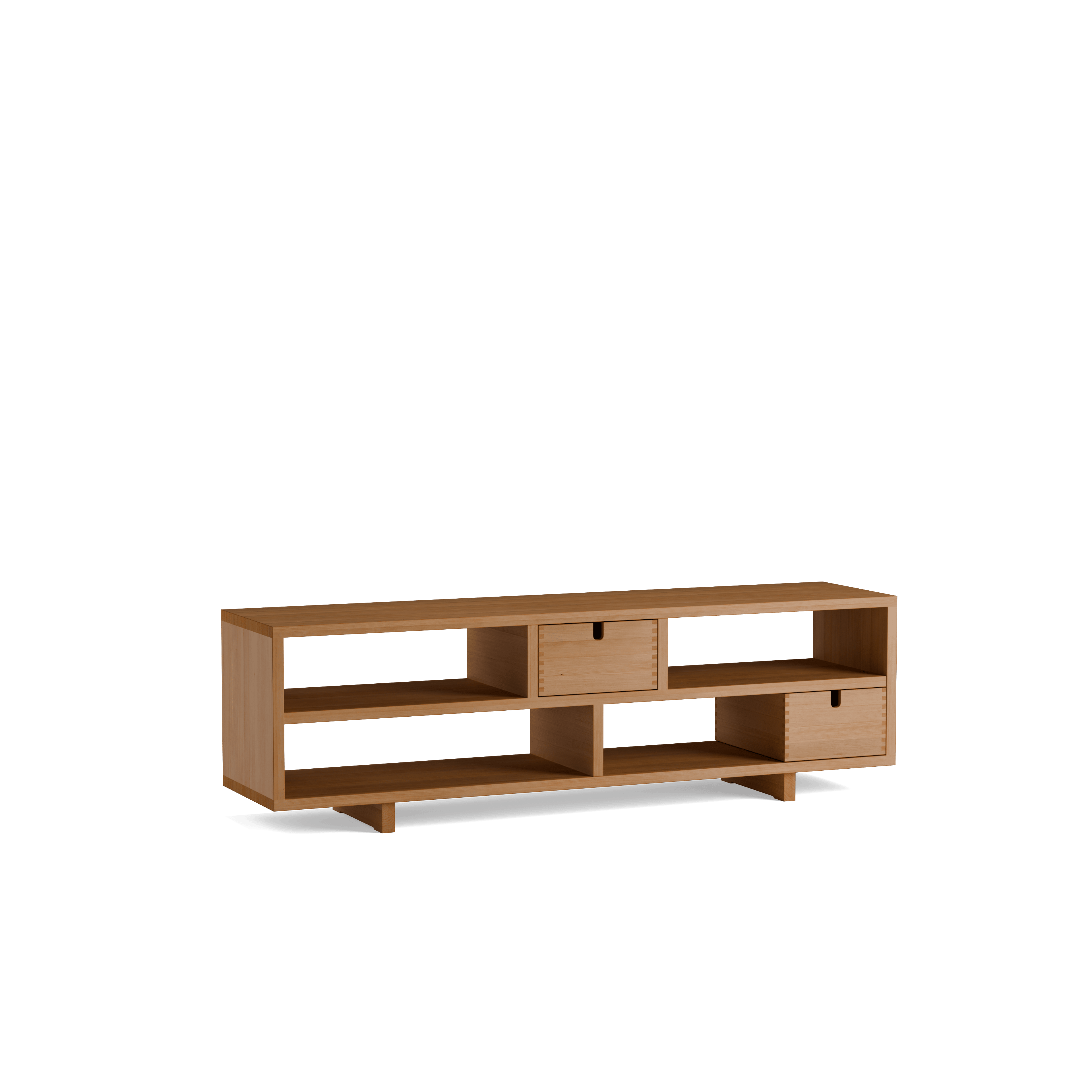 Sideboard Valetto ohne Bügel aus Massivholz