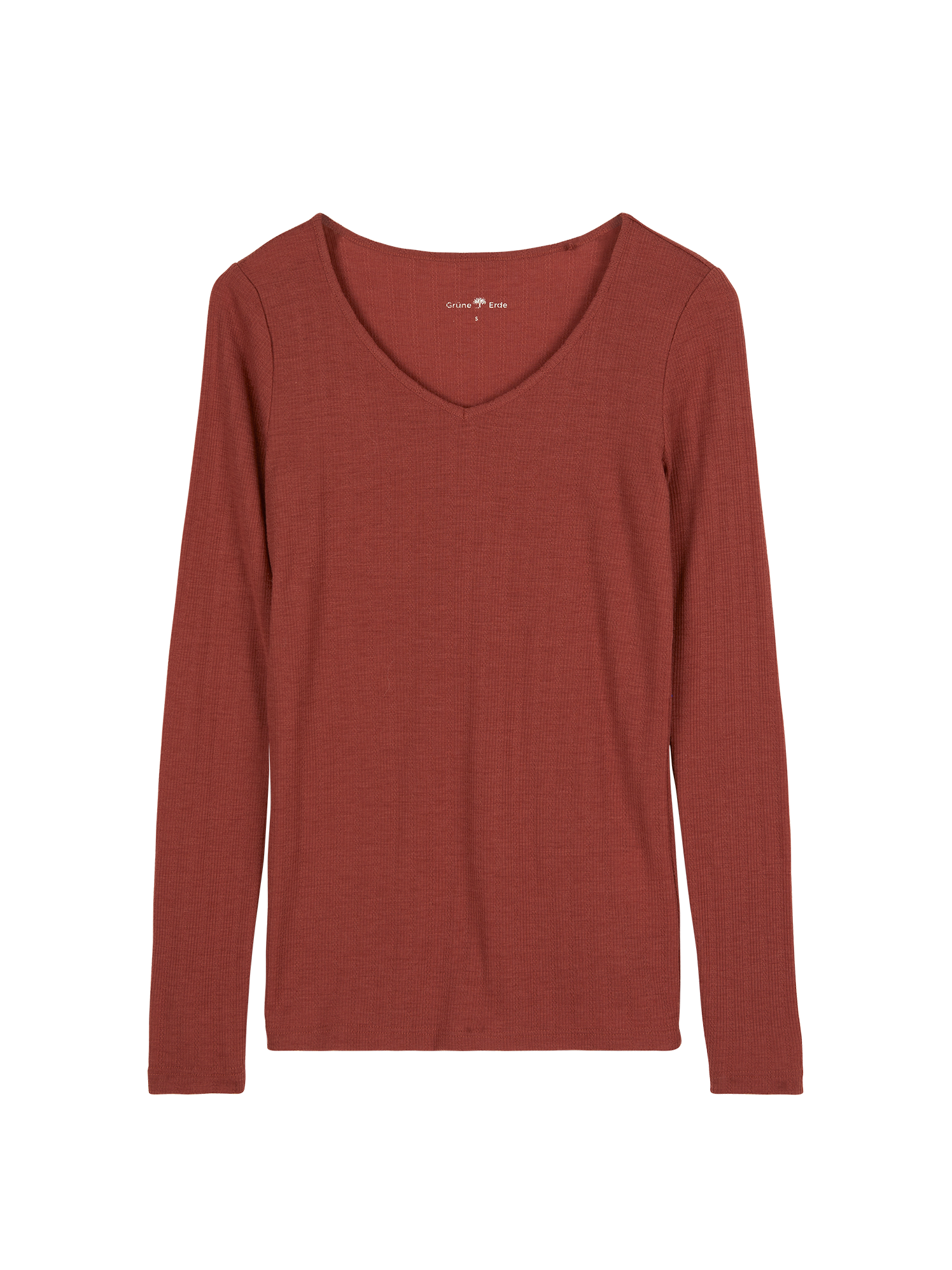 Langarmshirt aus Bio Wolle