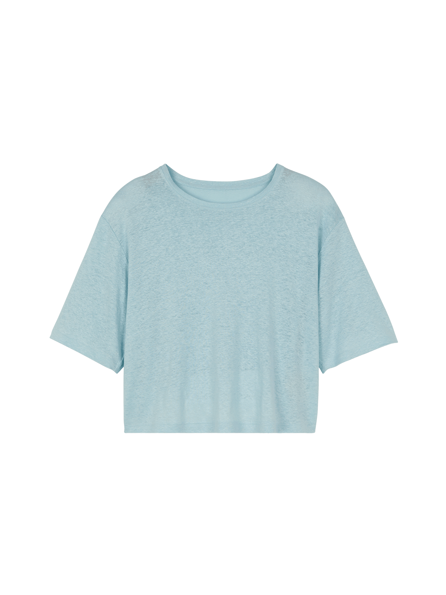 Kurzarmshirt aus Bio Leinen