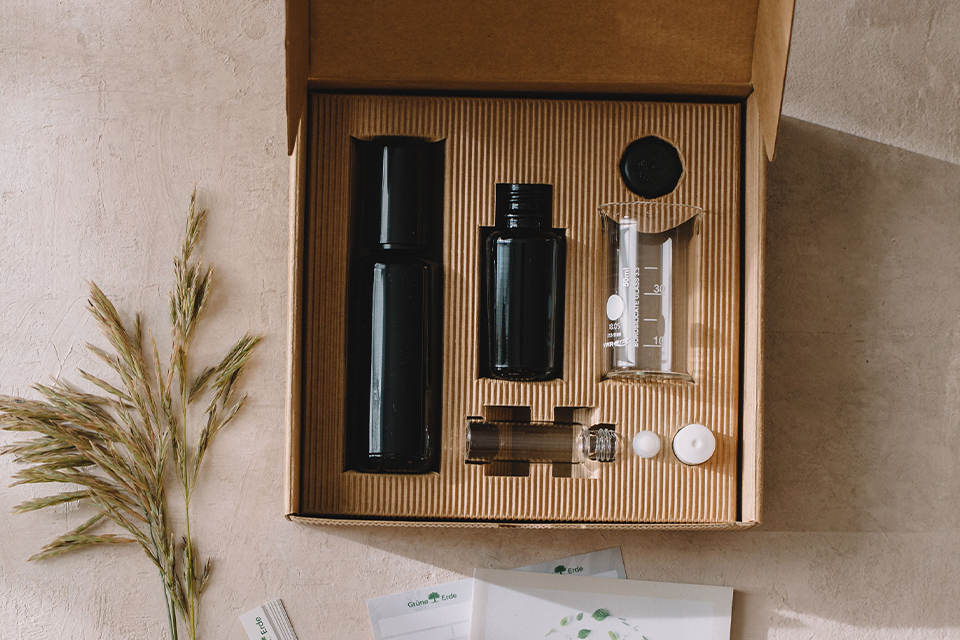 Kosmetik-Set in Plastikfreier Verpackung