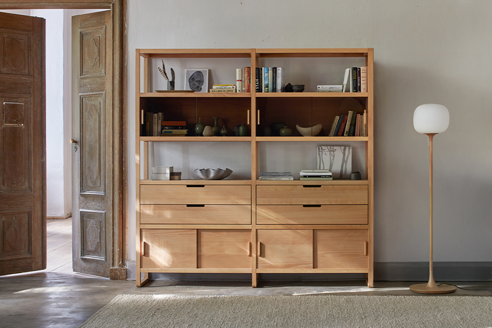 Regalwand Quint im Wohnzimmer