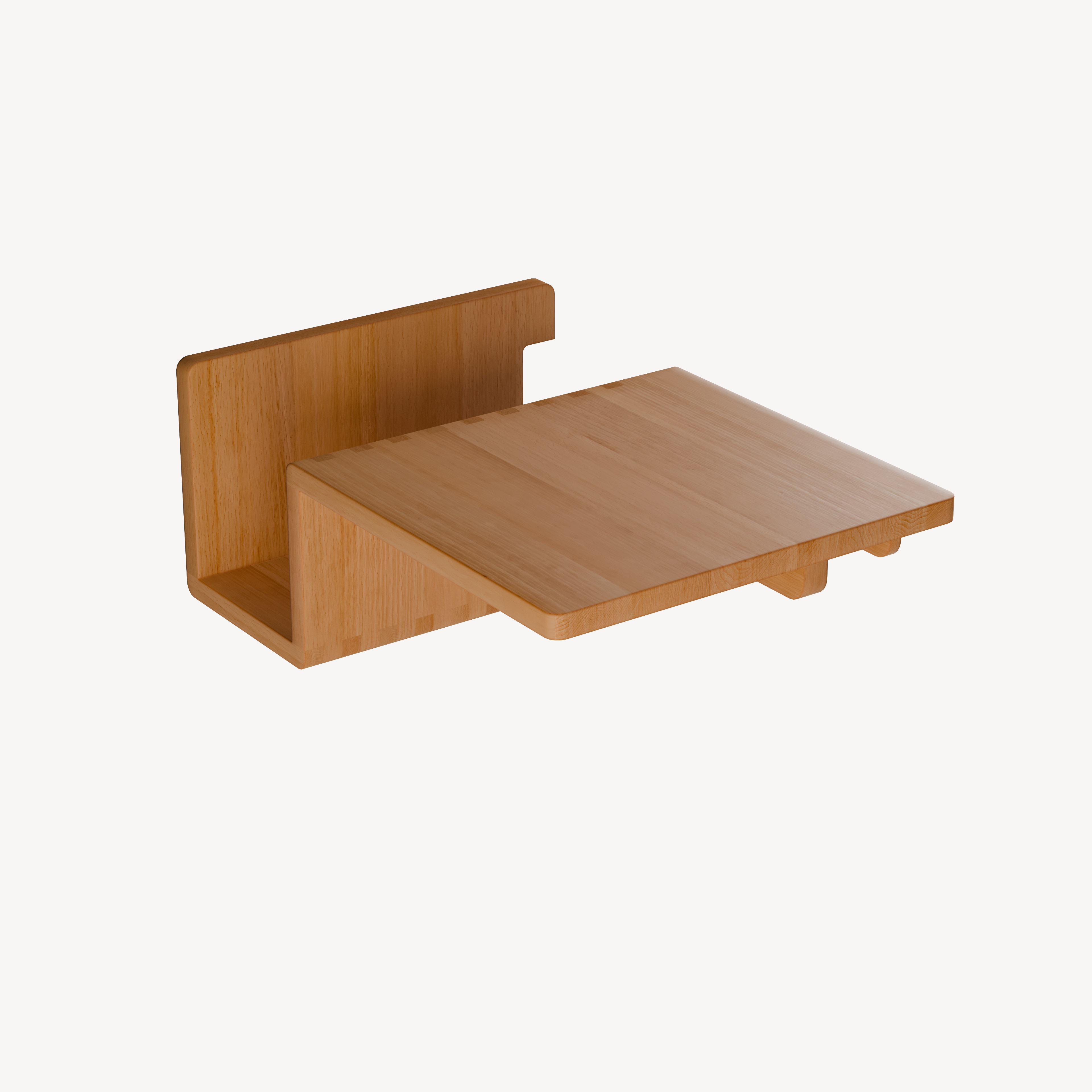 Ablageboard Sidu mit Bücherfach
