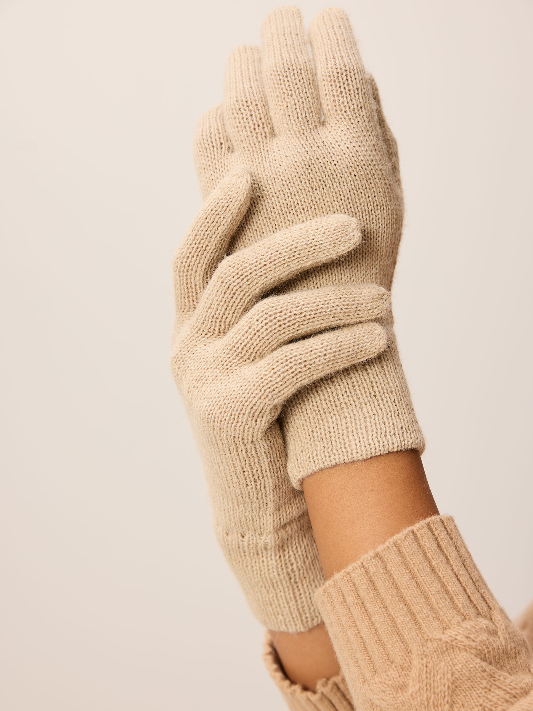 Handschuhe aus Alpakawolle