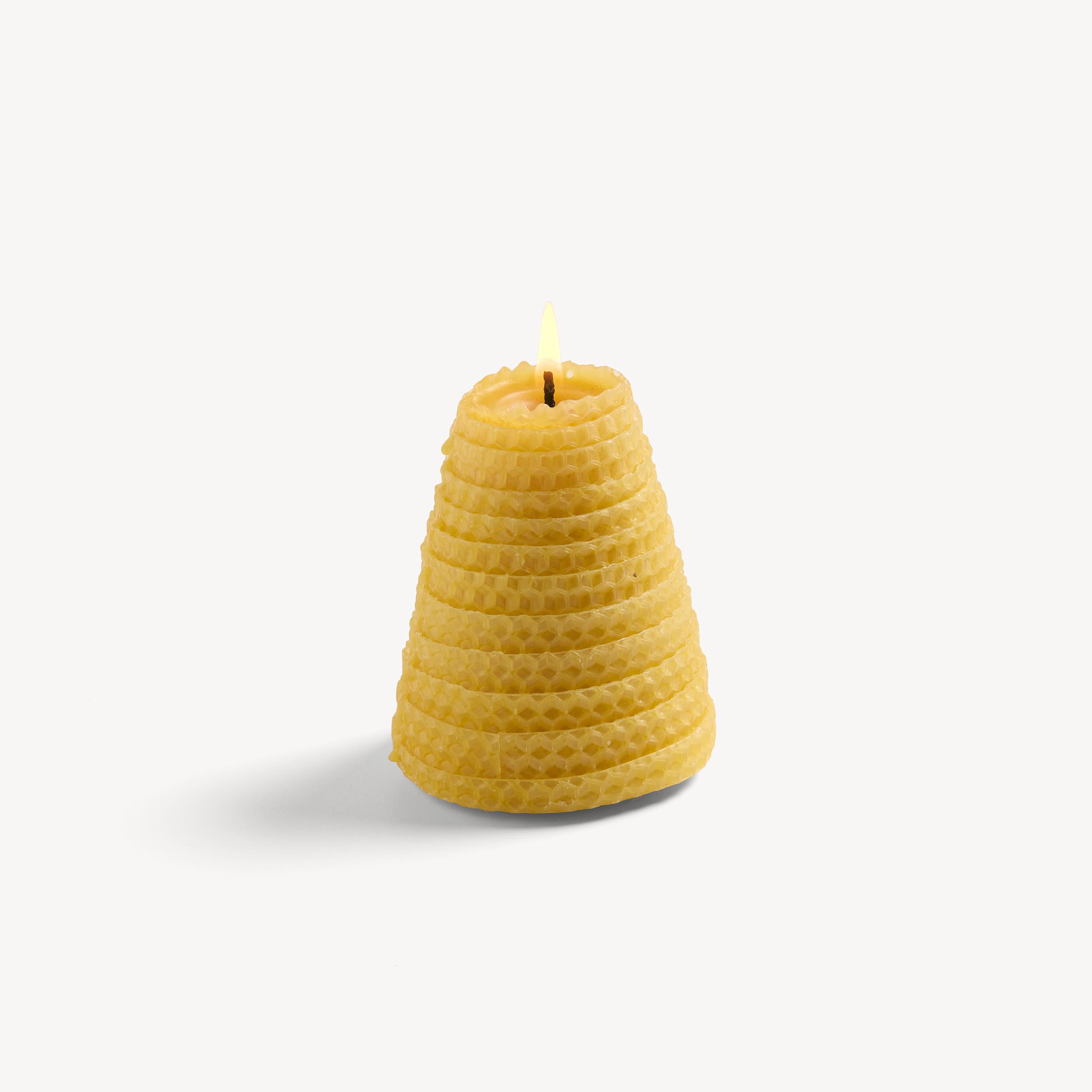Wabenkerze Pyramide aus Bienenwachs