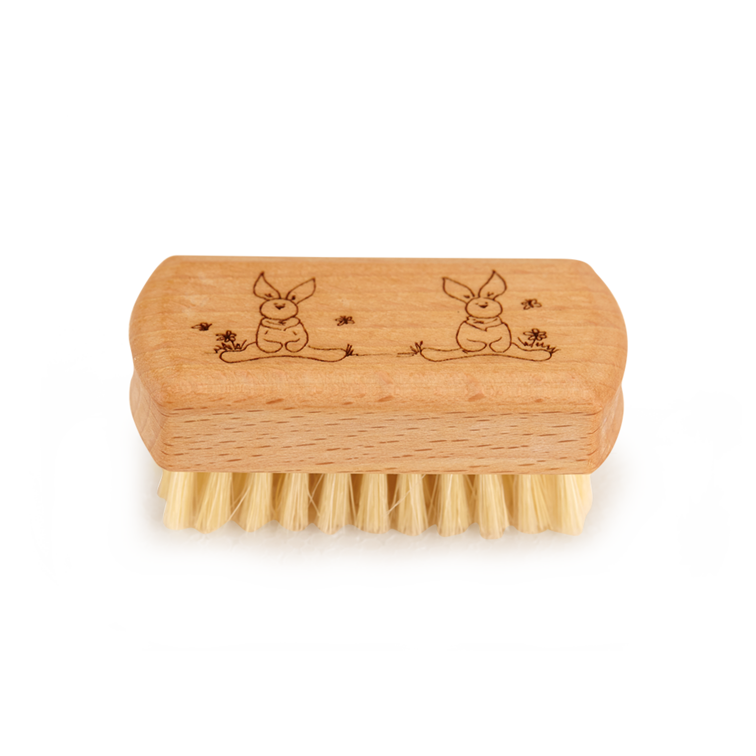 Kinder-Handbürste mit Hasenmotiv