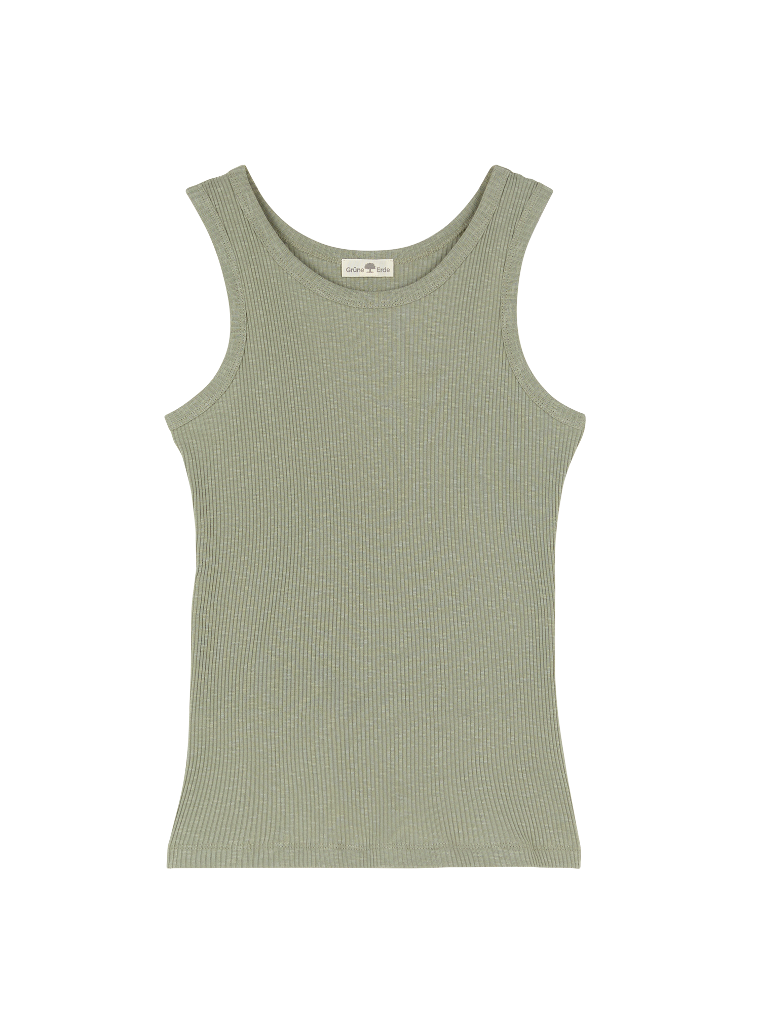Top Rippe aus Bio Baumwolle