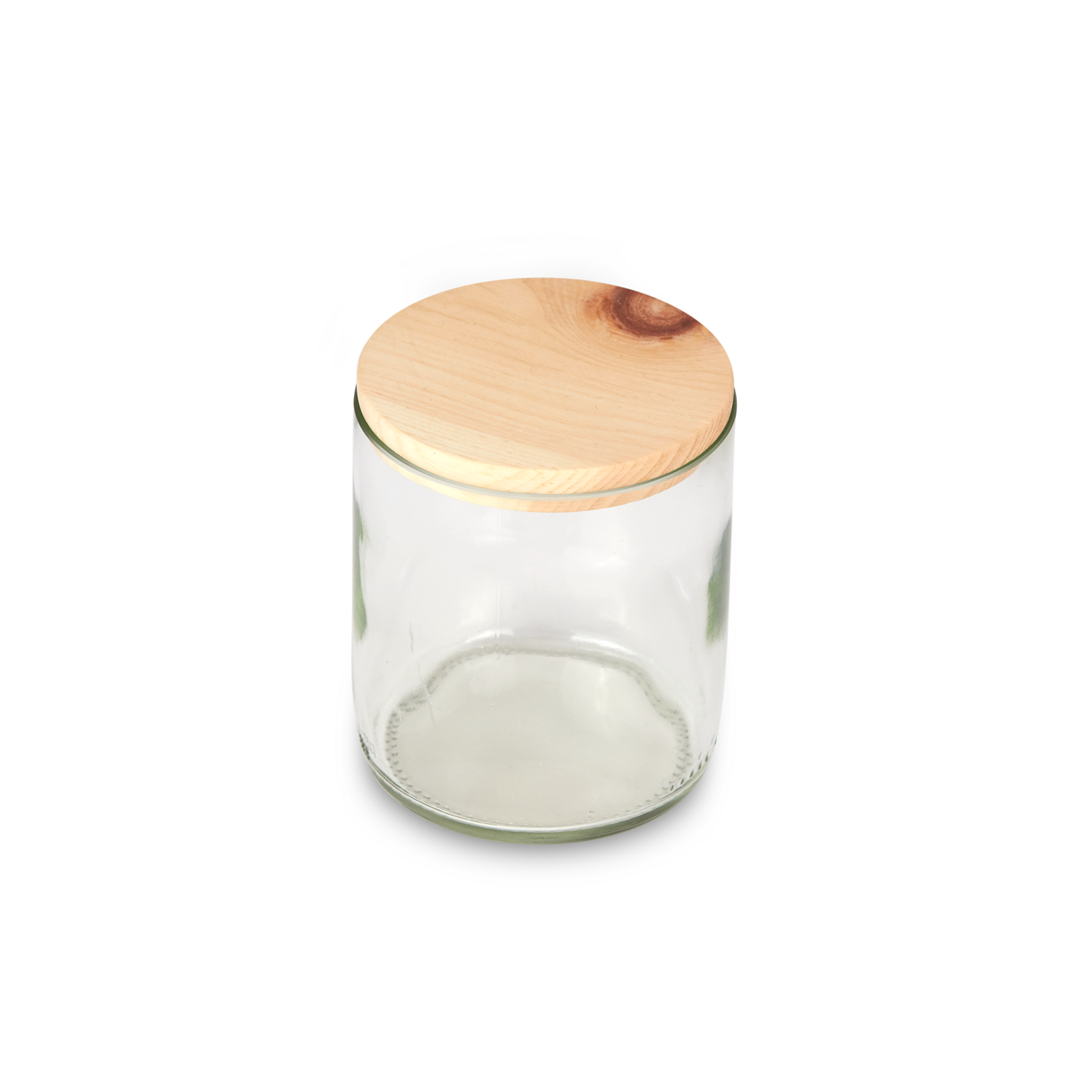 Zirbenholzdeckel für Duftkerzen