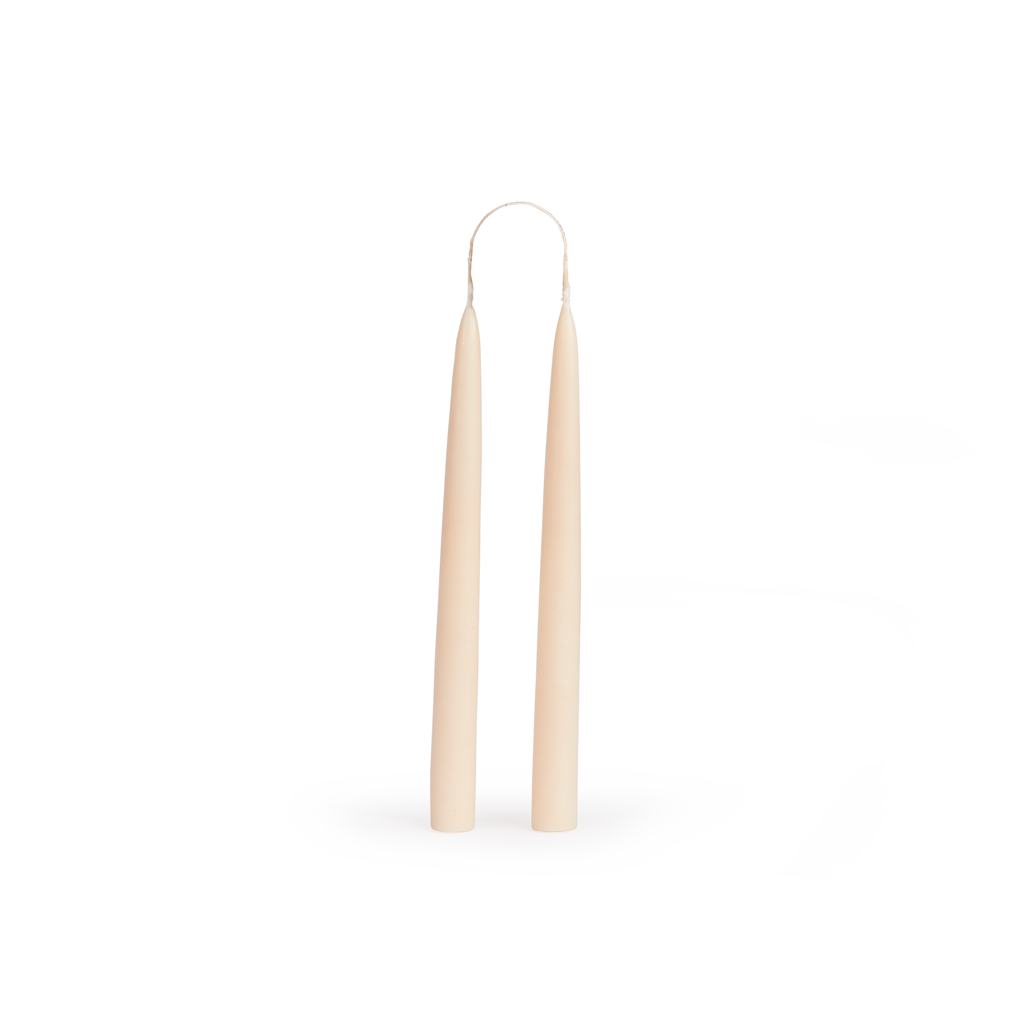 2er-Set Spitzkerzen aus Rapswachs
