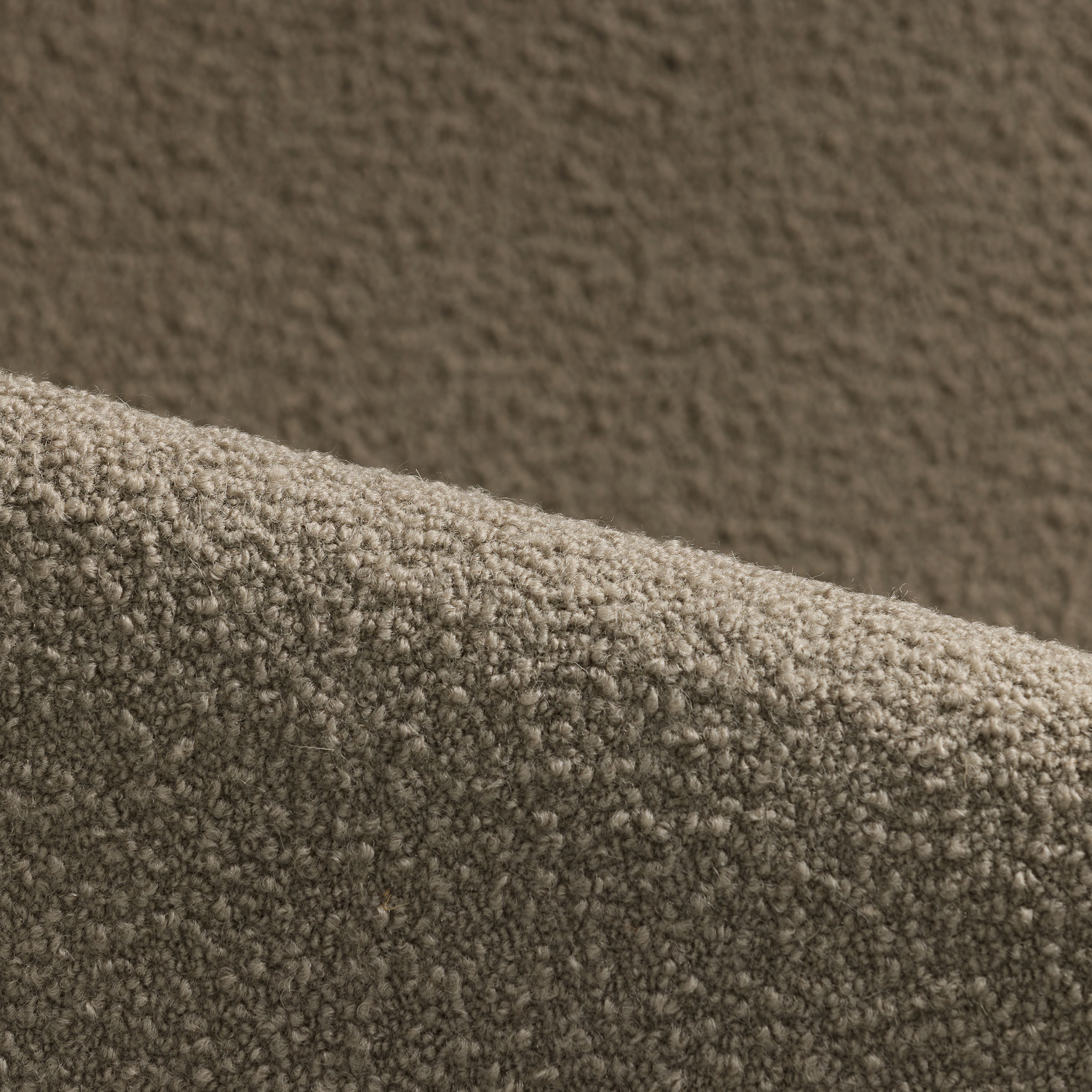 Stoffmuster Woll-Bouclé Casello Taupe