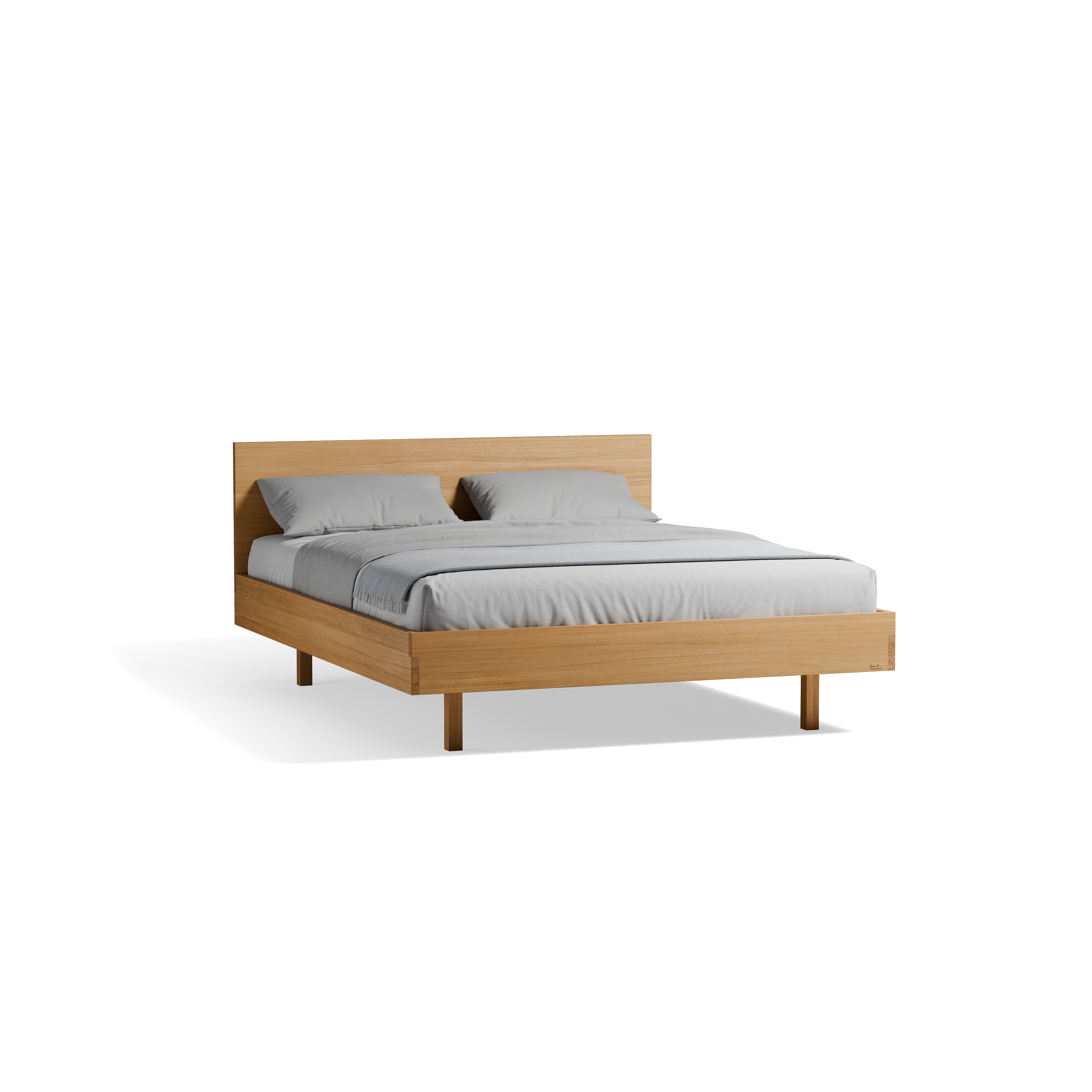 Bett Tesoro mit Holzbetthaupt