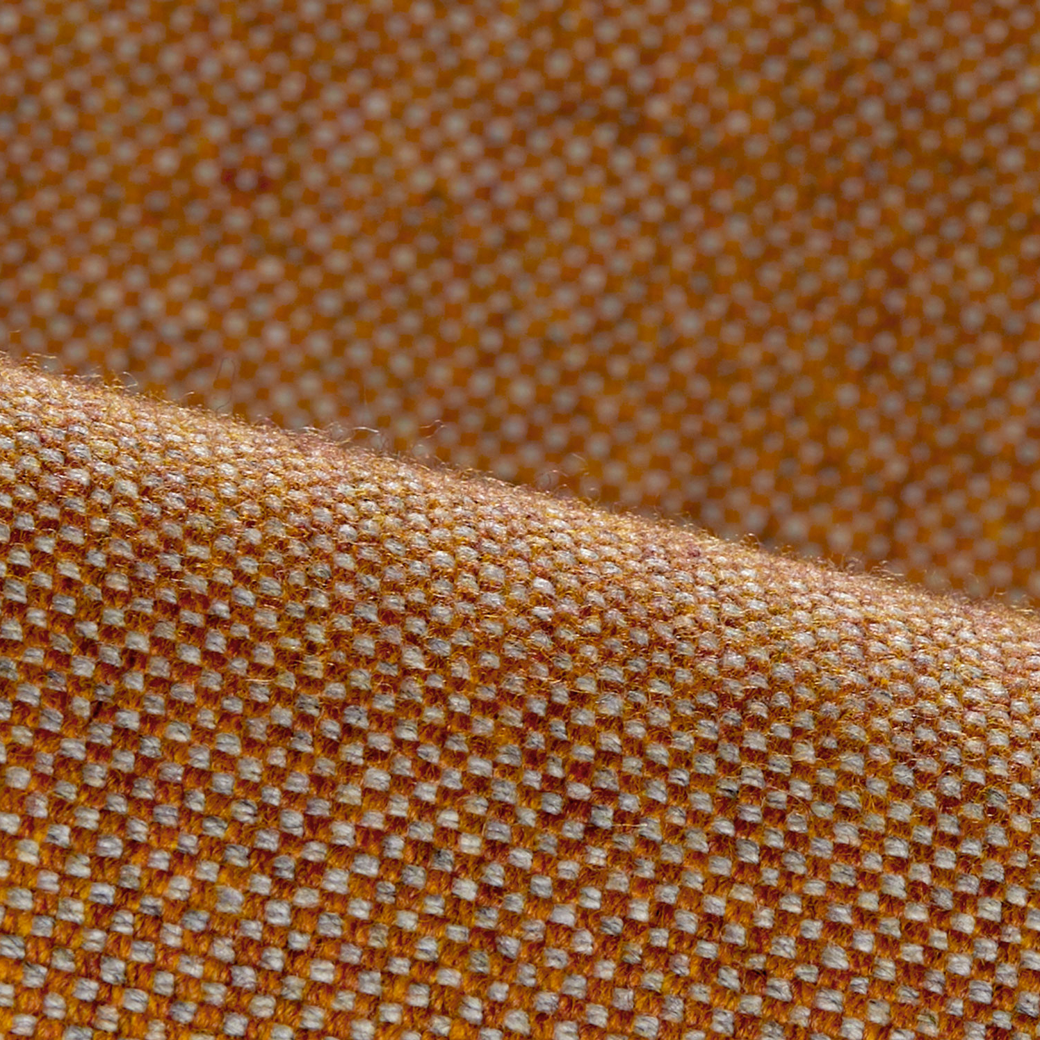Stoffmuster Wollstoff Elverum Kurkuma