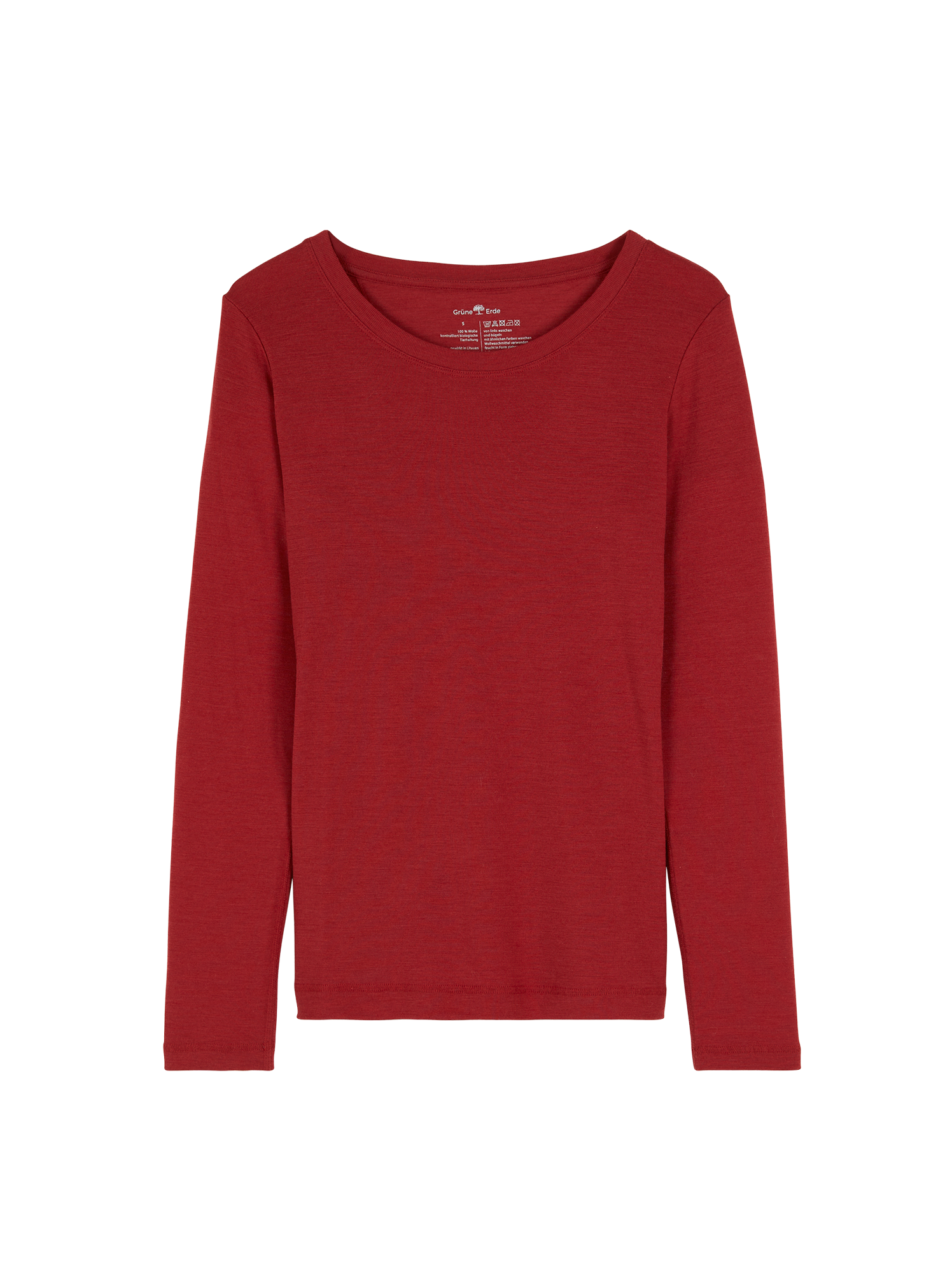Langarmshirt aus Bio Wolle