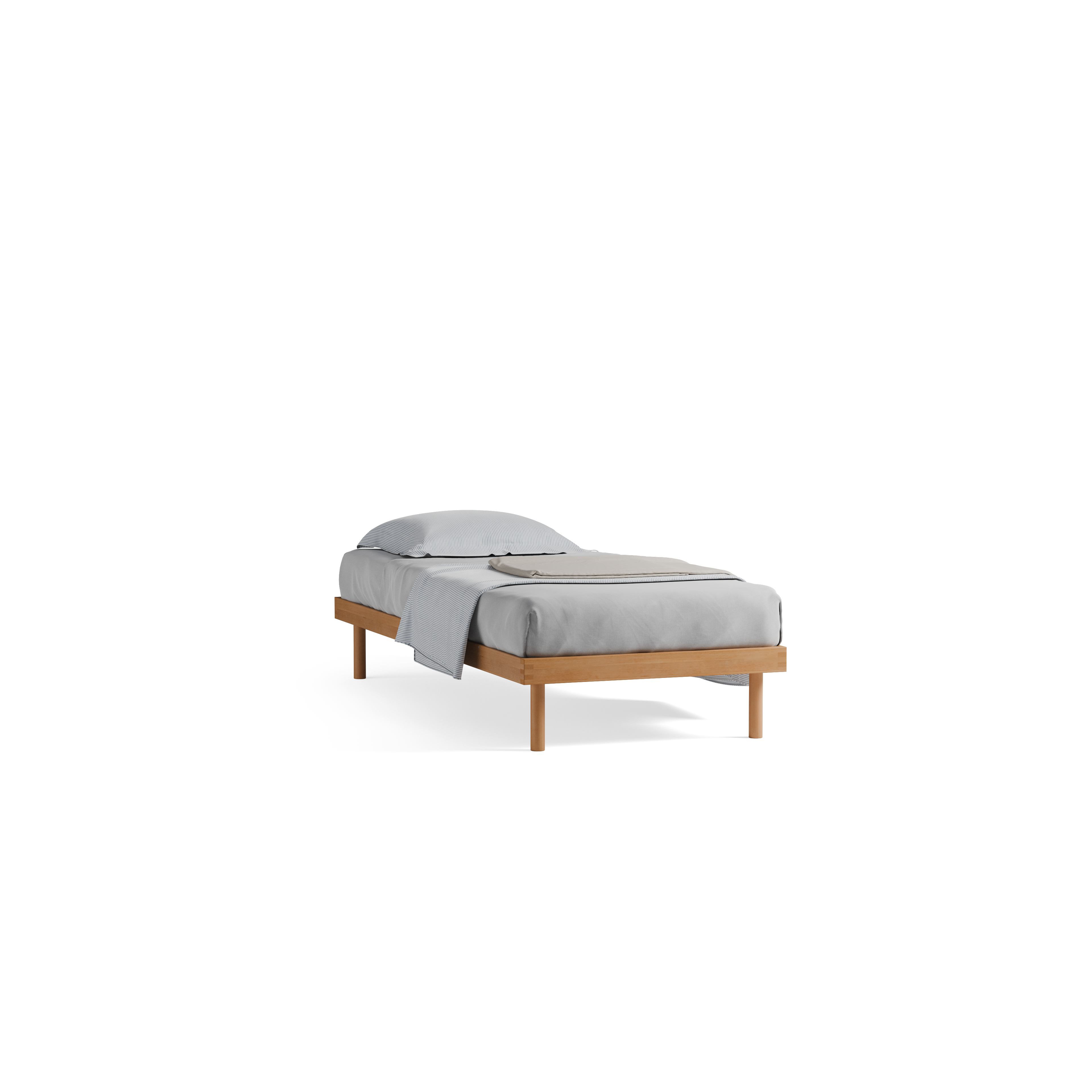 Bett Jukai Pur ohne Betthaupt