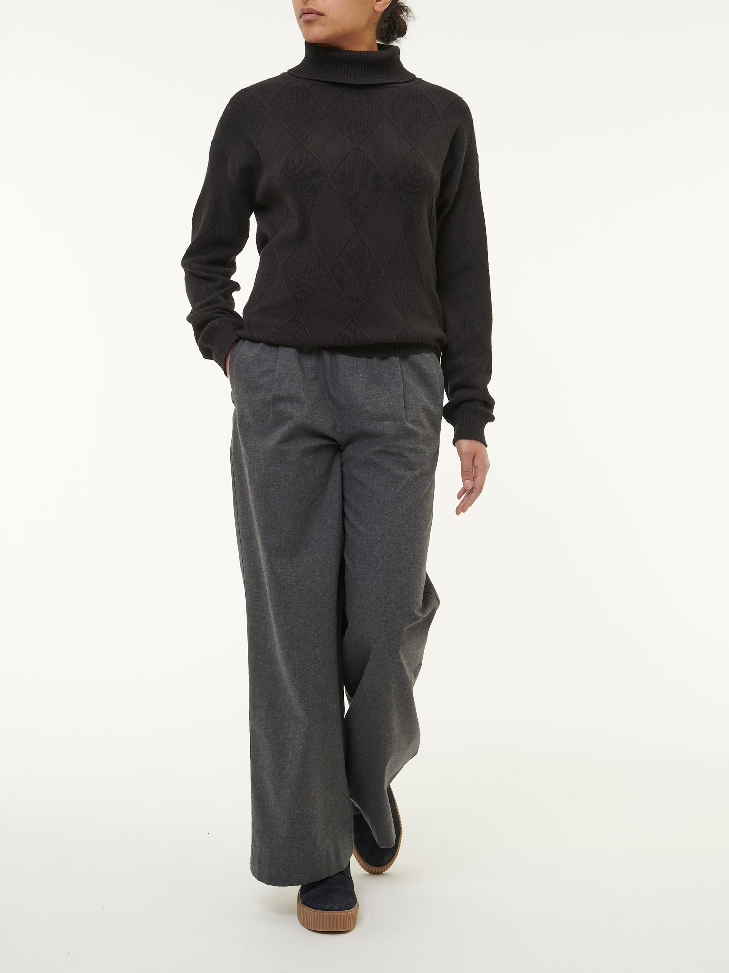 Pullover aus Bio-Baumwolle und Wolle