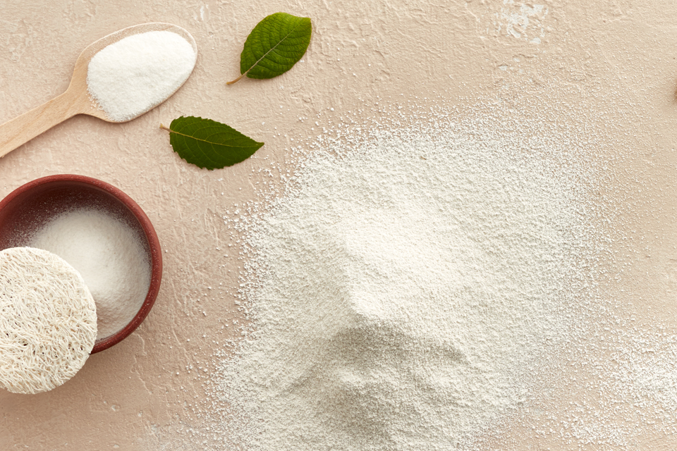 Zutaten für die Herstellung eines festen Deos