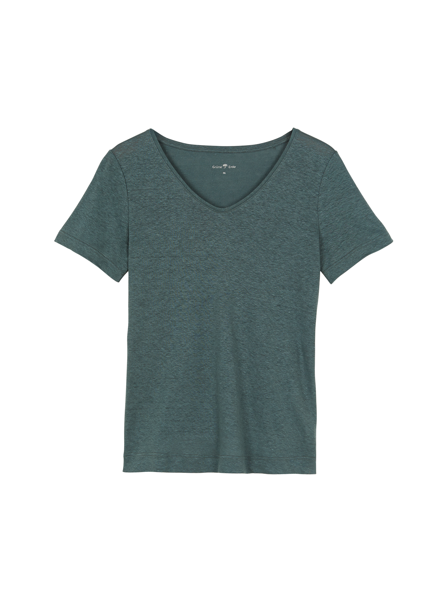 Kurzarmshirt aus Bio Leinen