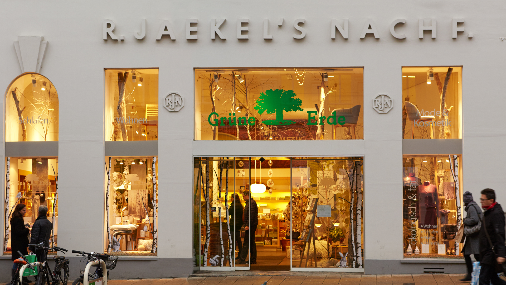 Eingangsbereich vom Grüne Erde Store in Wien
