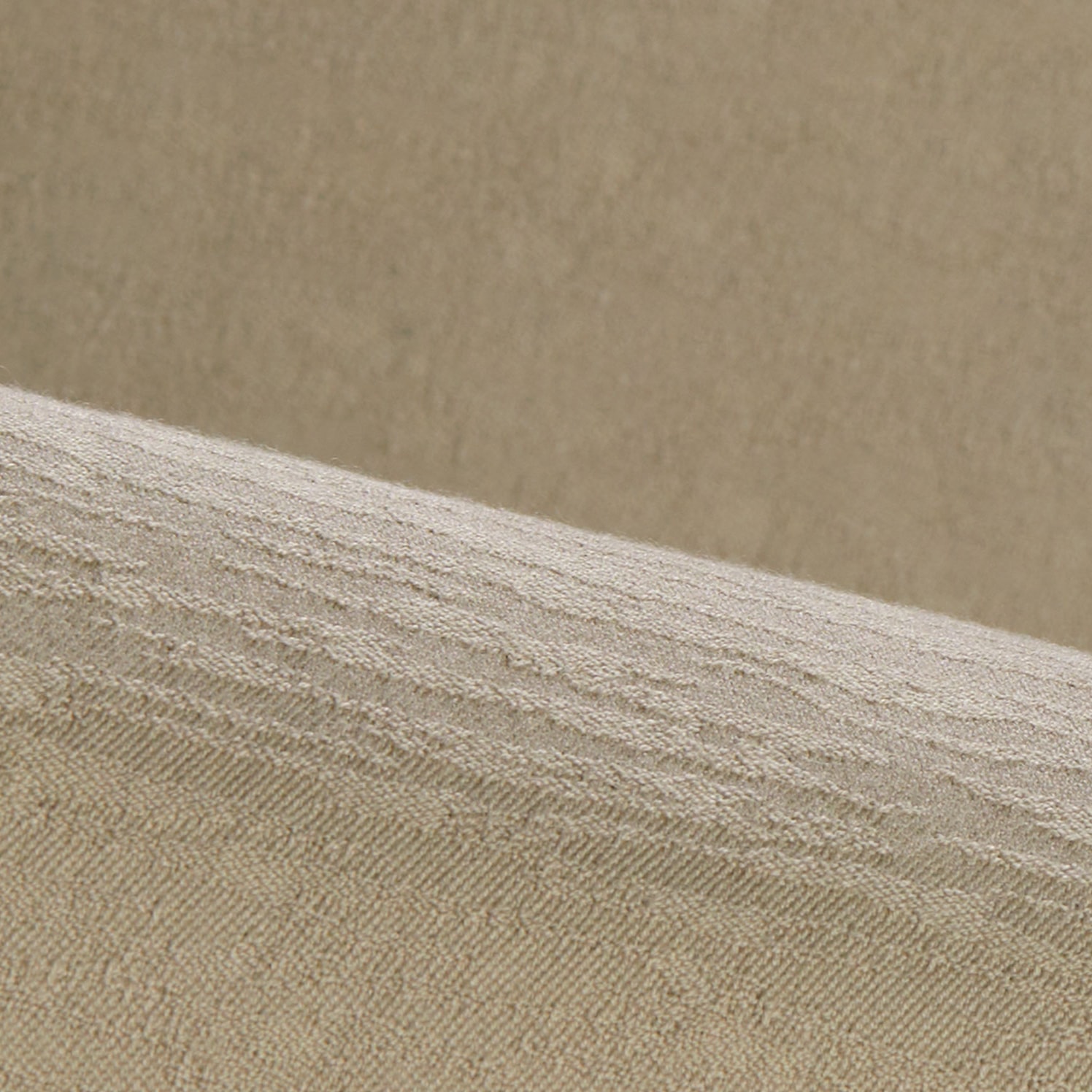 Stoffmuster Baumwollstoff Ondula Greige