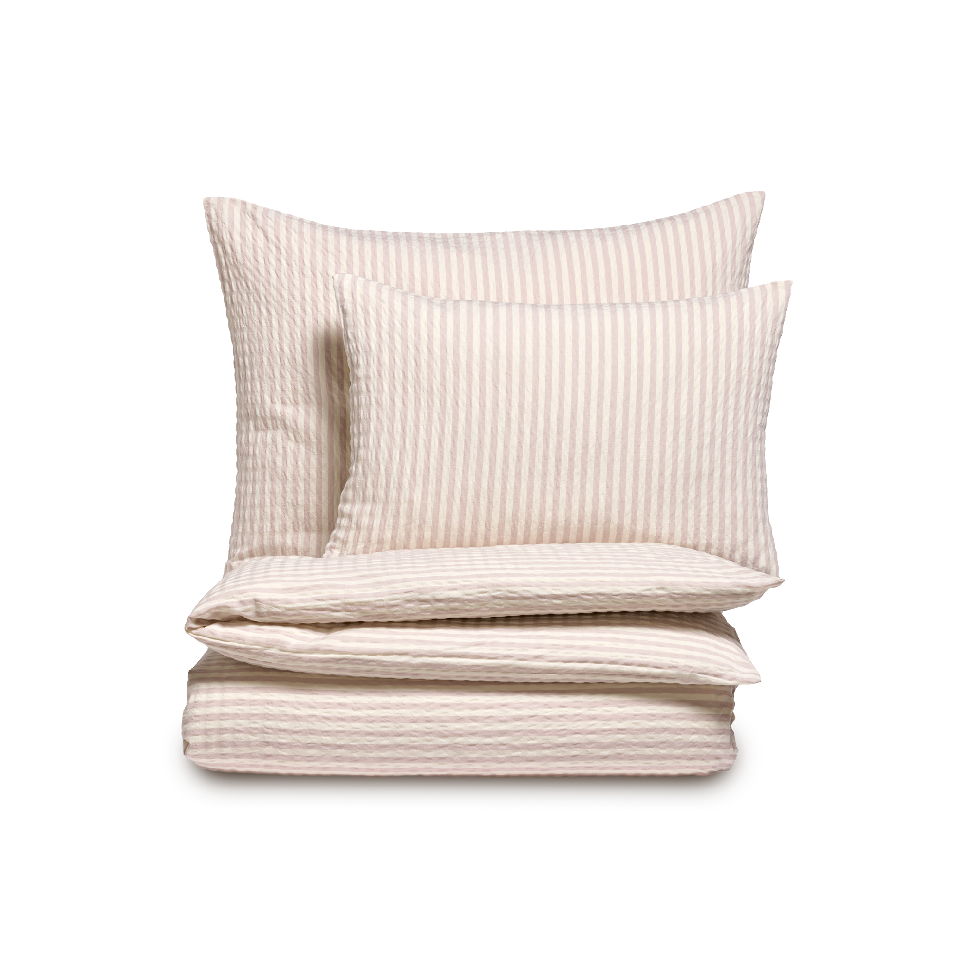 Bettwäscheset Jakob aus Baumwolle, Seersucker, GOTS