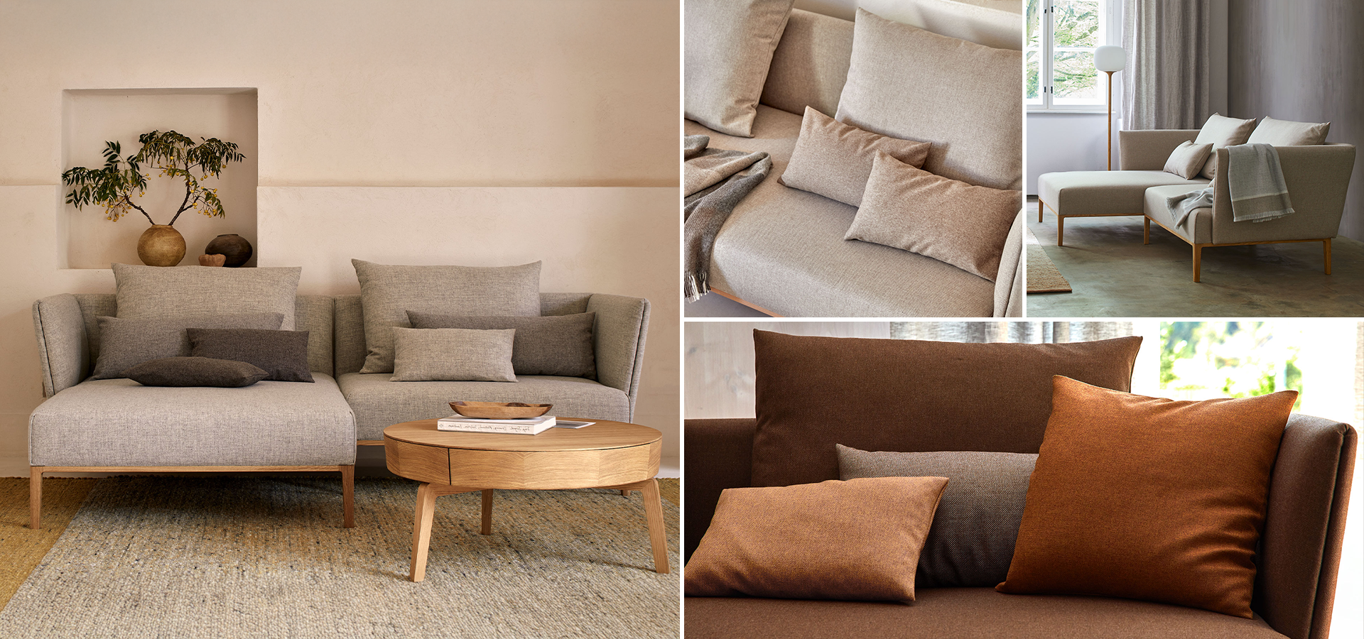 Collage von verschiedenen Loreamöbel