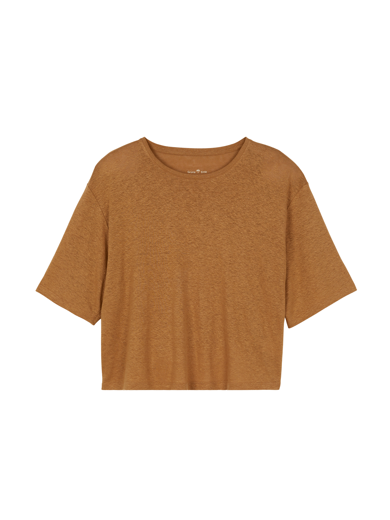 Kurzarmshirt aus Bio Leinen