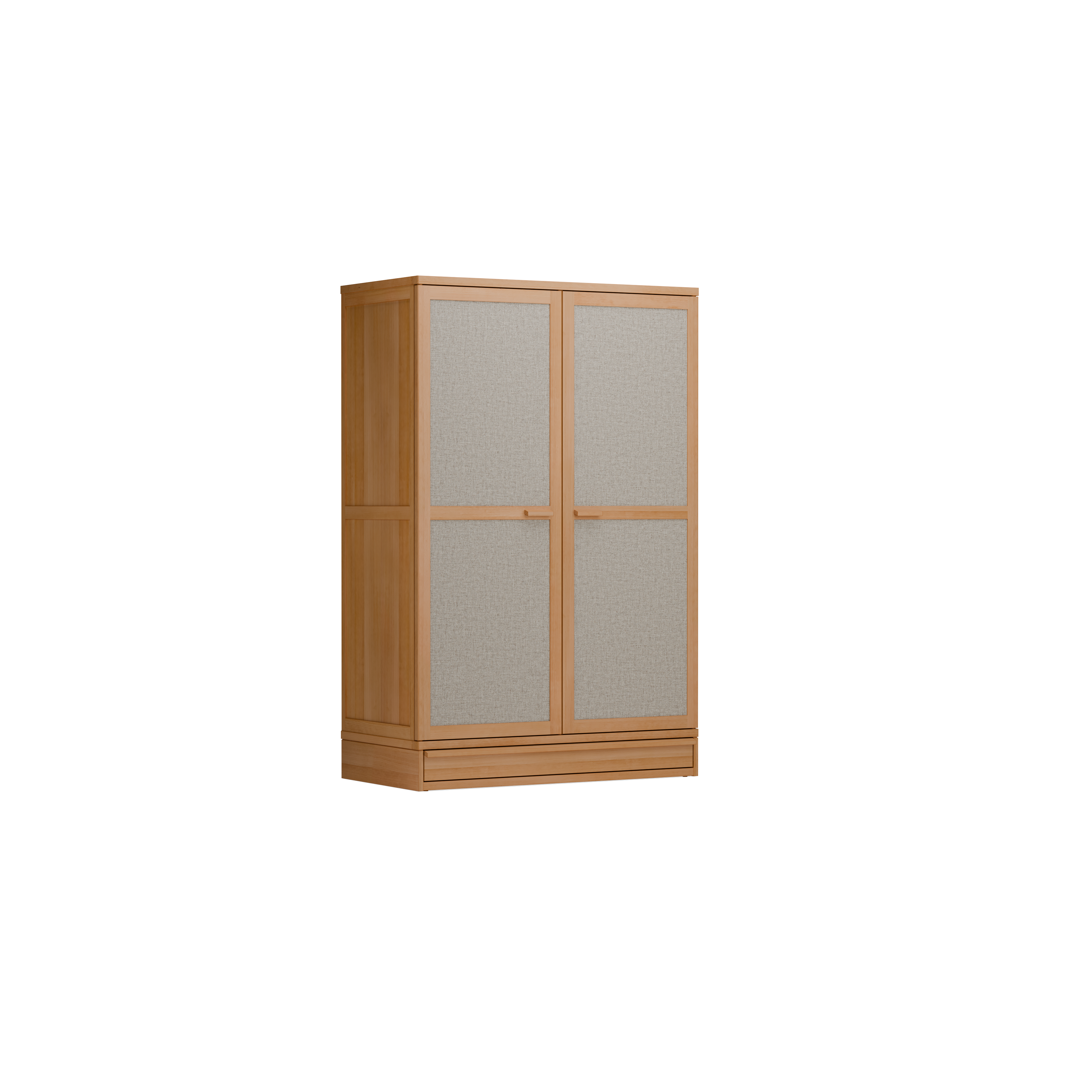 Kleiderschrank Kurami mit Drehtüren 2-türig