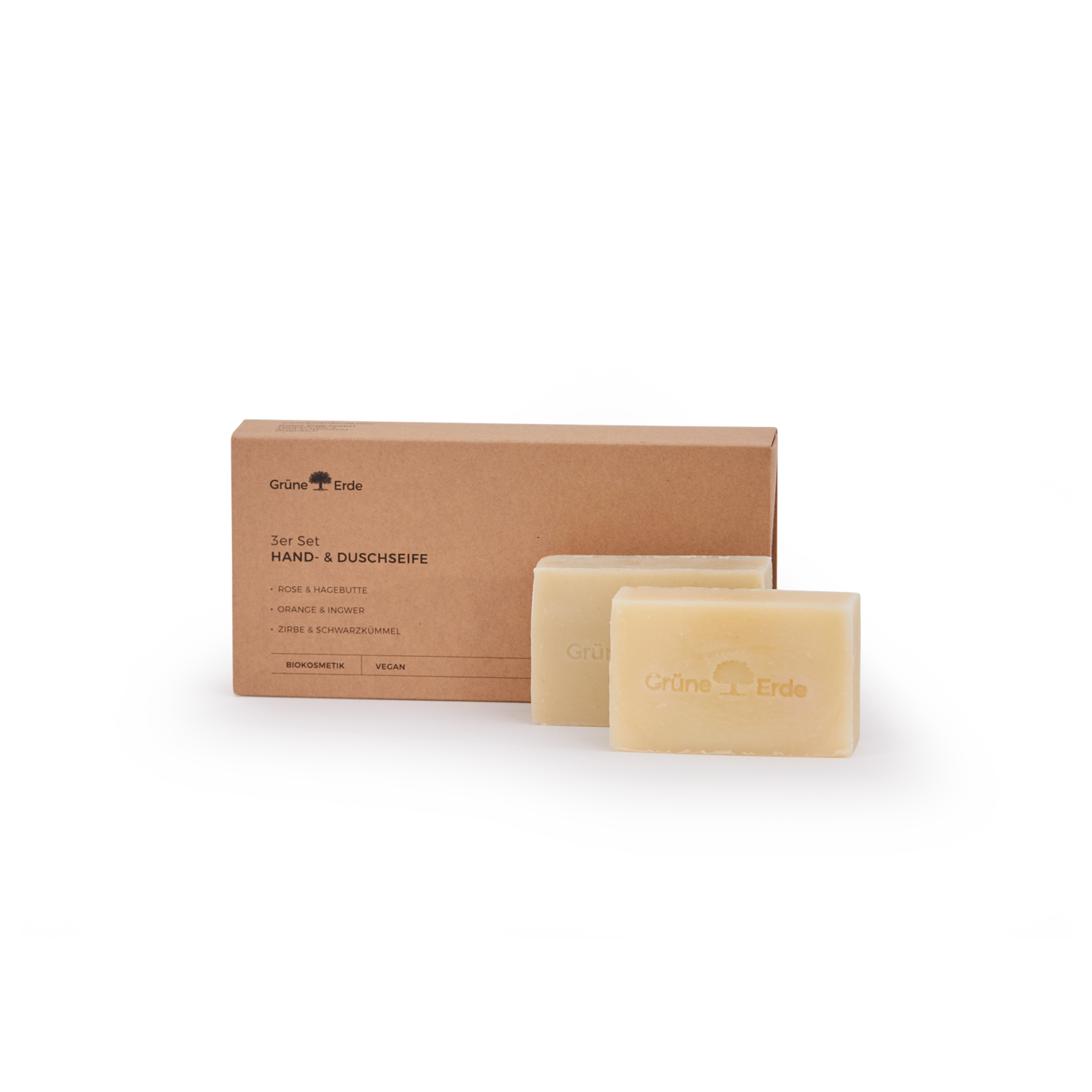 3er Set: Hand- & Duschseife