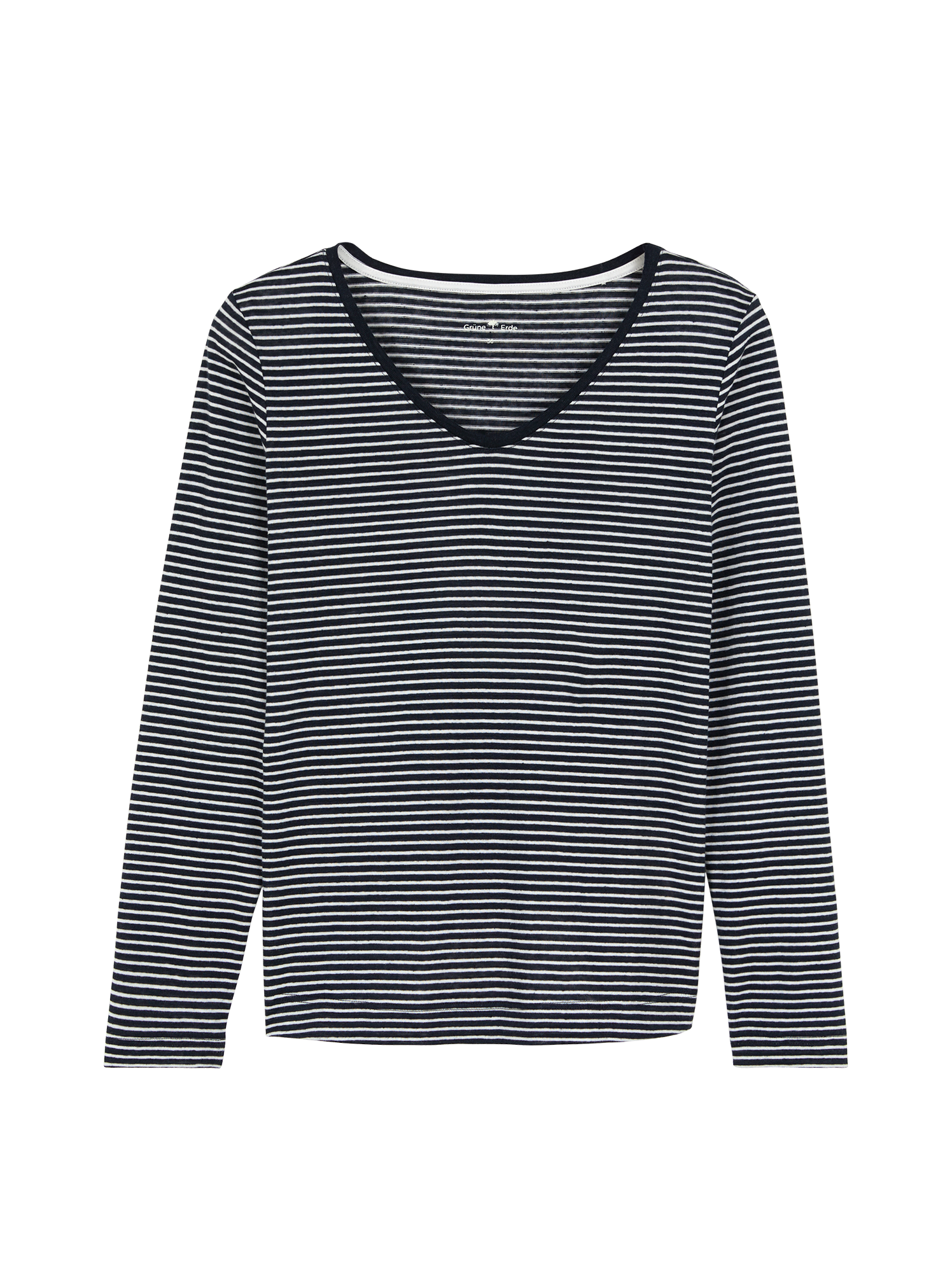 Langarmshirt aus Bio Leinen/Baumwolle