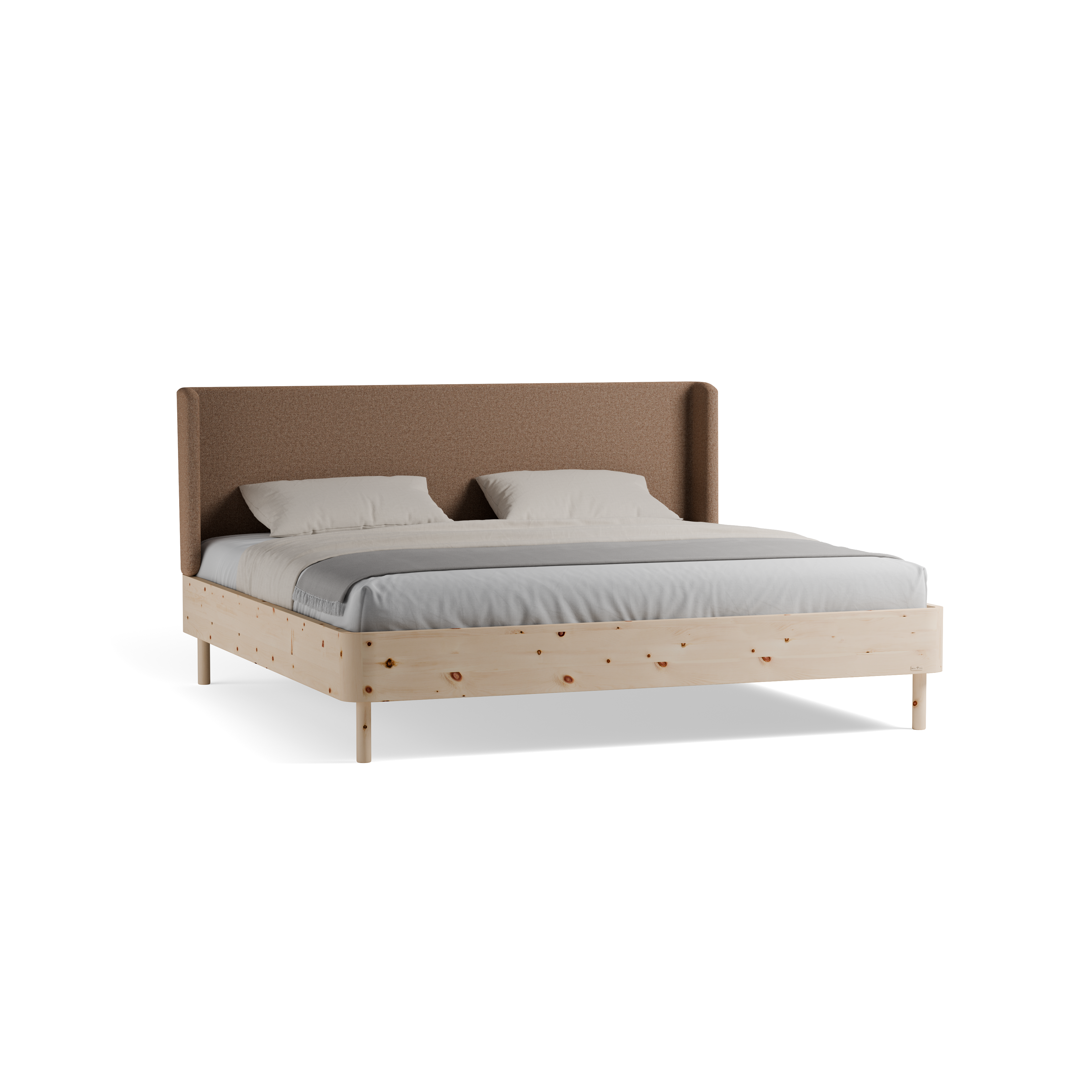 Bett Tonda mit Polsterbetthaupt
