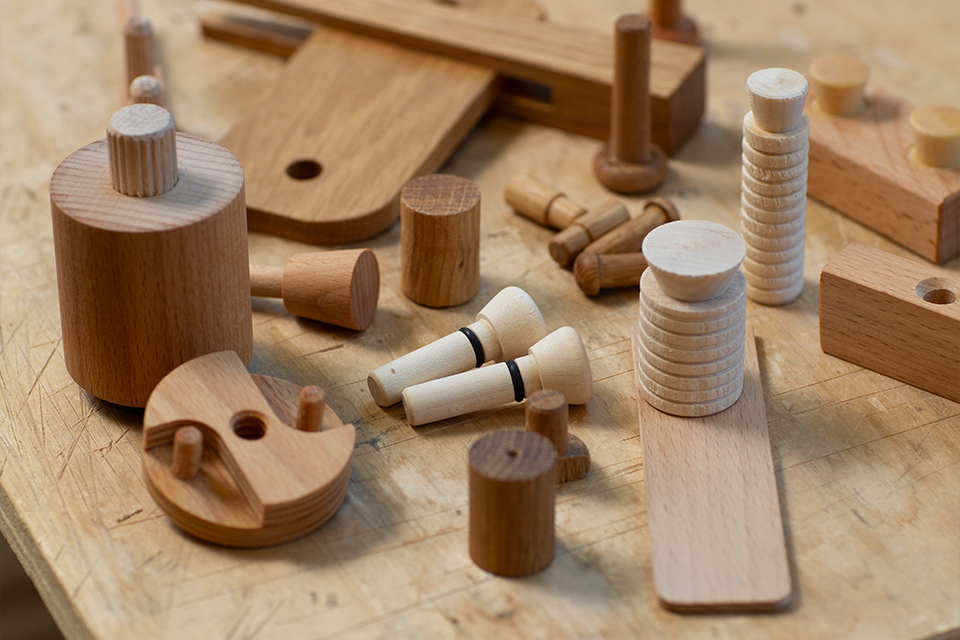 verschiedene Holzverbindungen