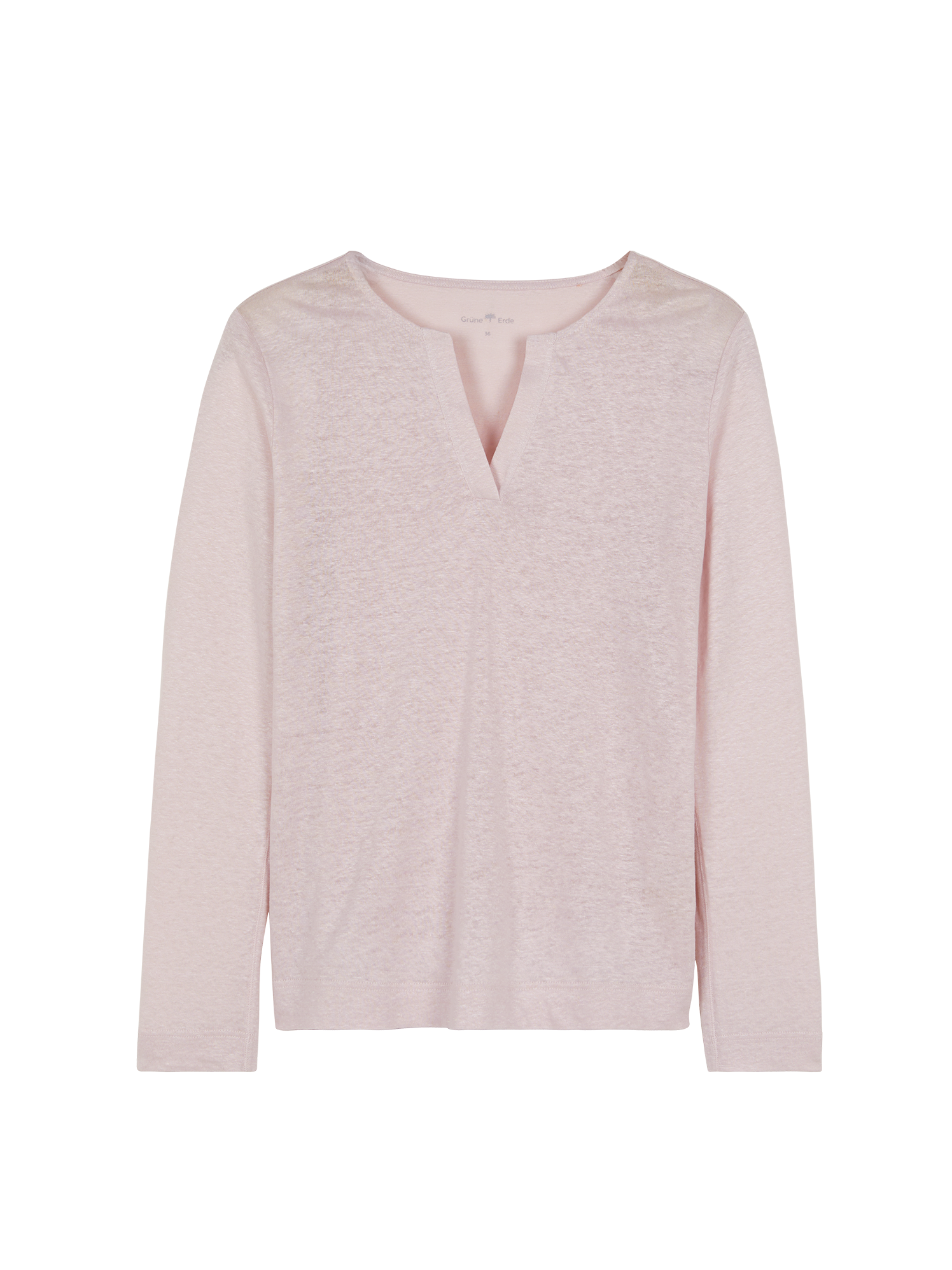 Langarmshirt aus Bio Leinen