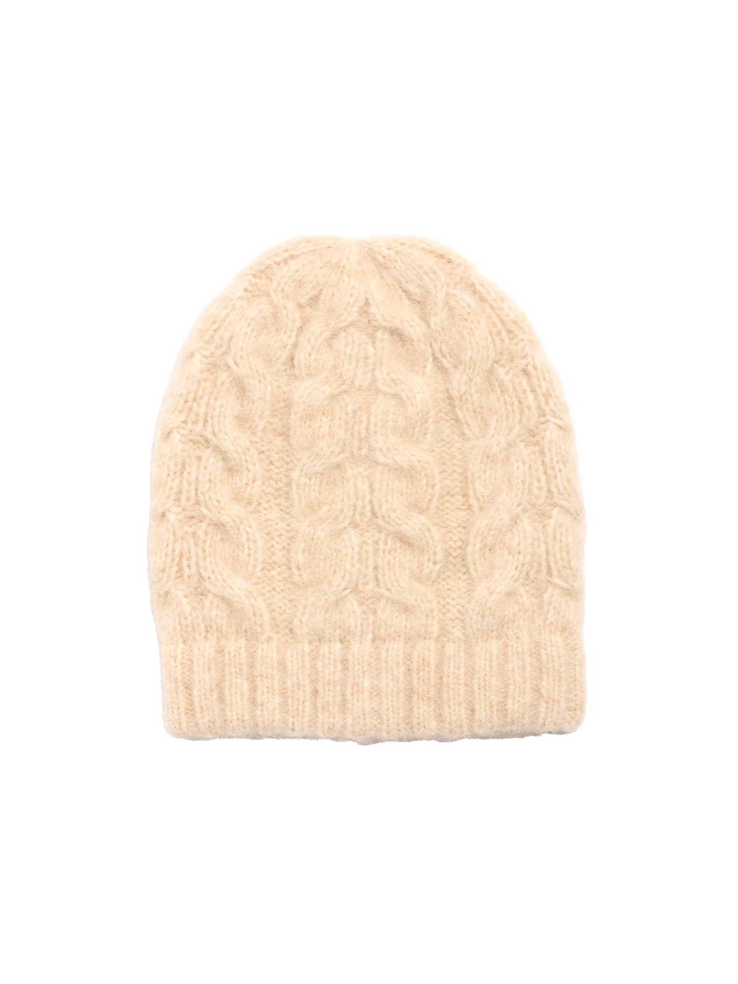 Strickmütze aus Alpakawolle und Bio-Baumwolle