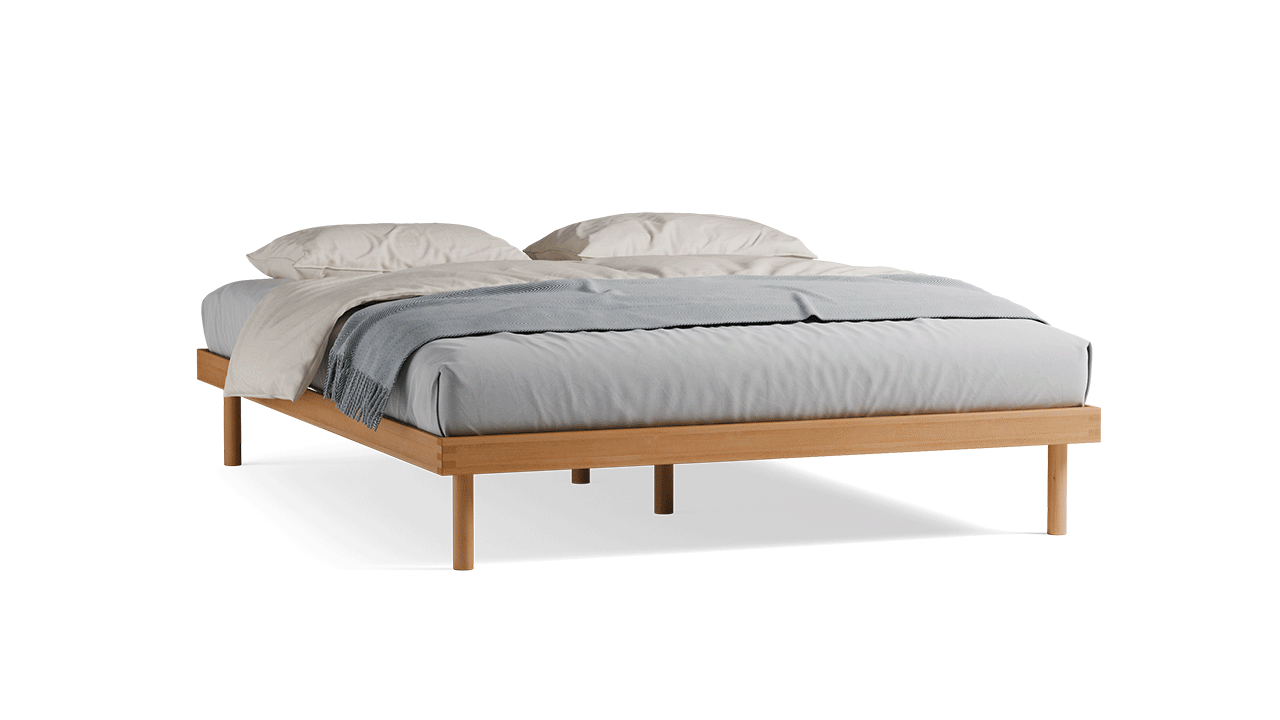 Serie Massivholzbett Jukai verschiedene Varianten