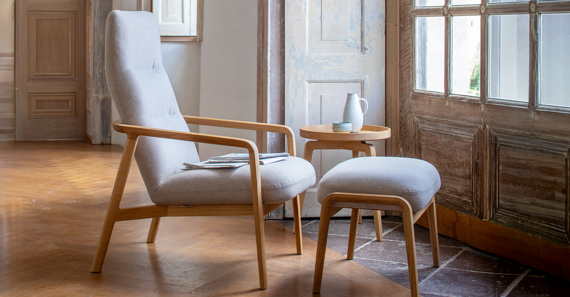 Hochlehner Ketil mit Hocker