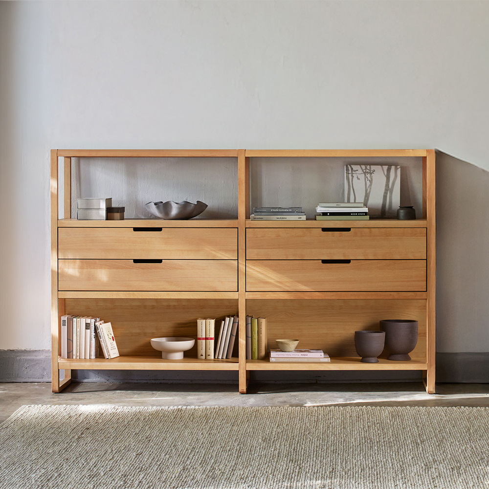 Massivholz Regal aus Buche