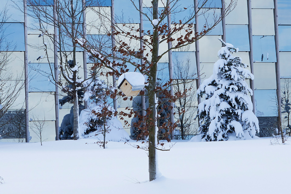 Außenfassade der Grünen Erde Welt