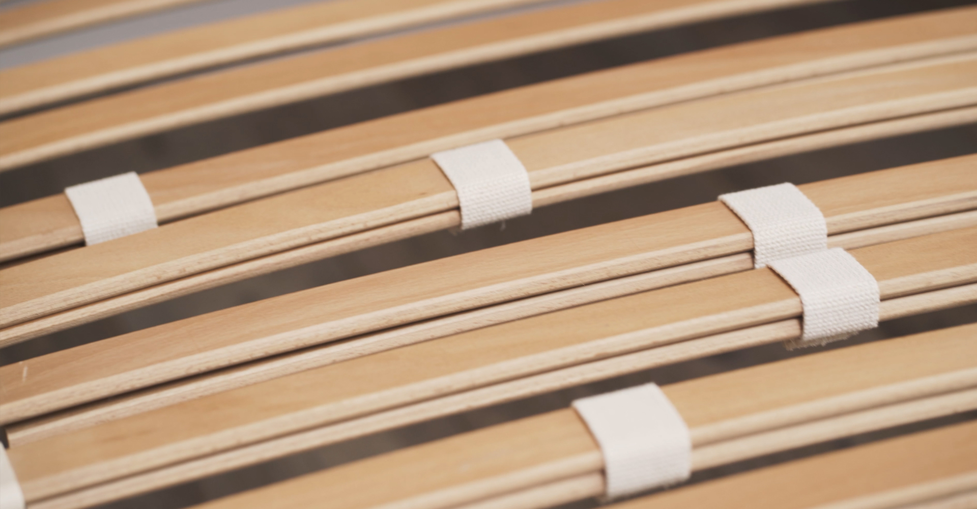 Flexibler Lattenrost in Nahaufnahme