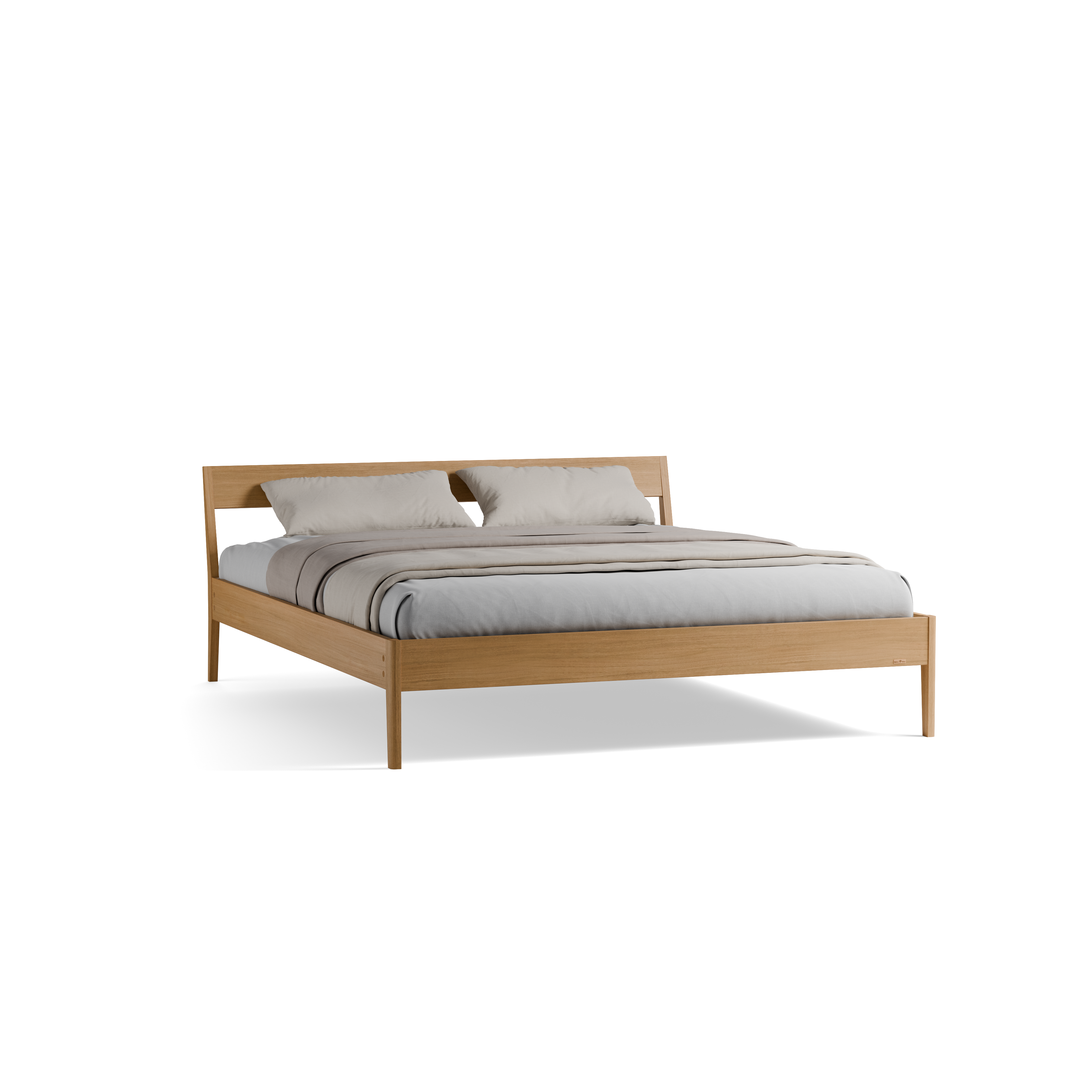 Bett Almeno mit Stegbetthaupt