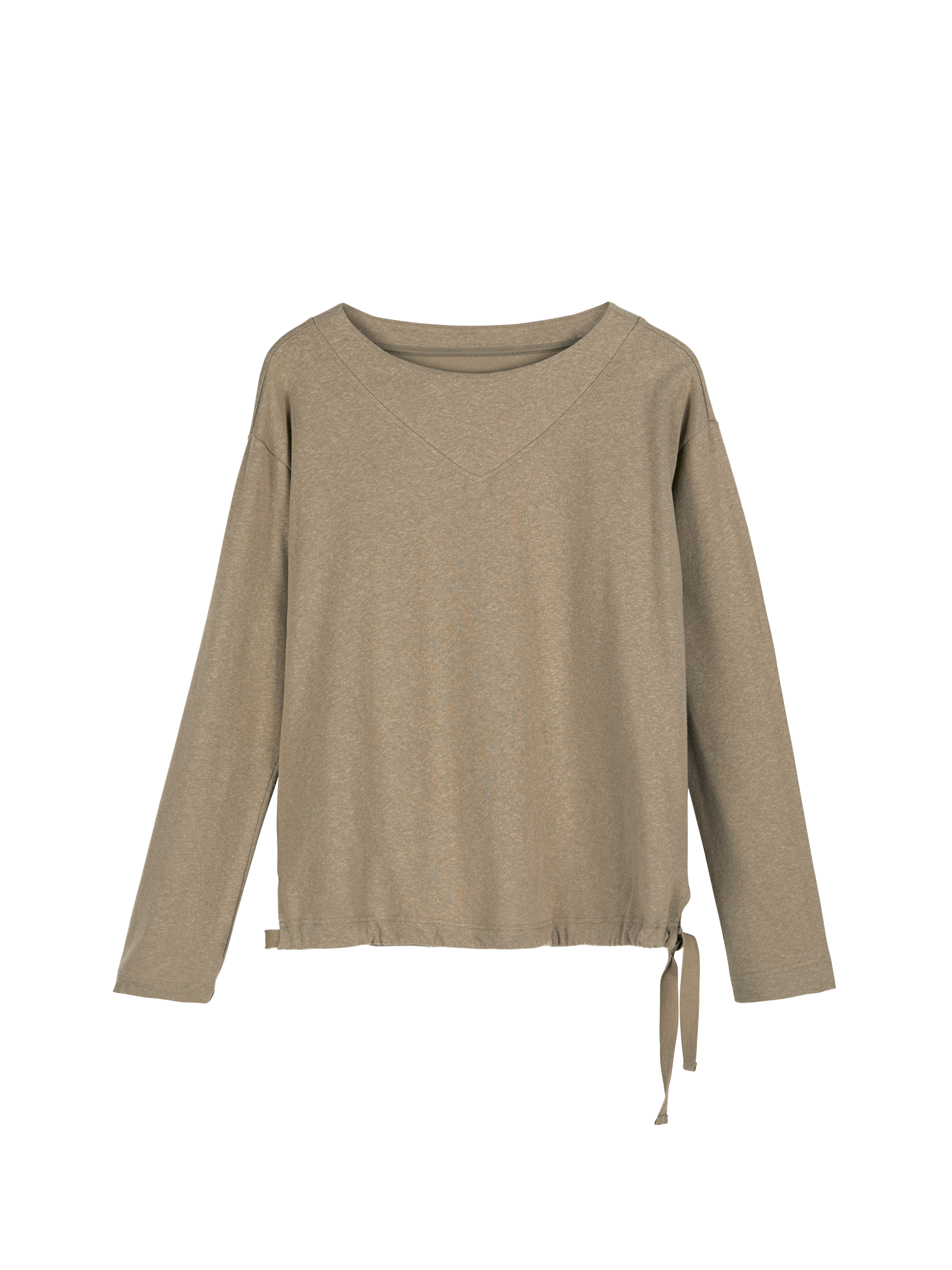 Langarmshirt aus Bio Baumwolle/Hanf
